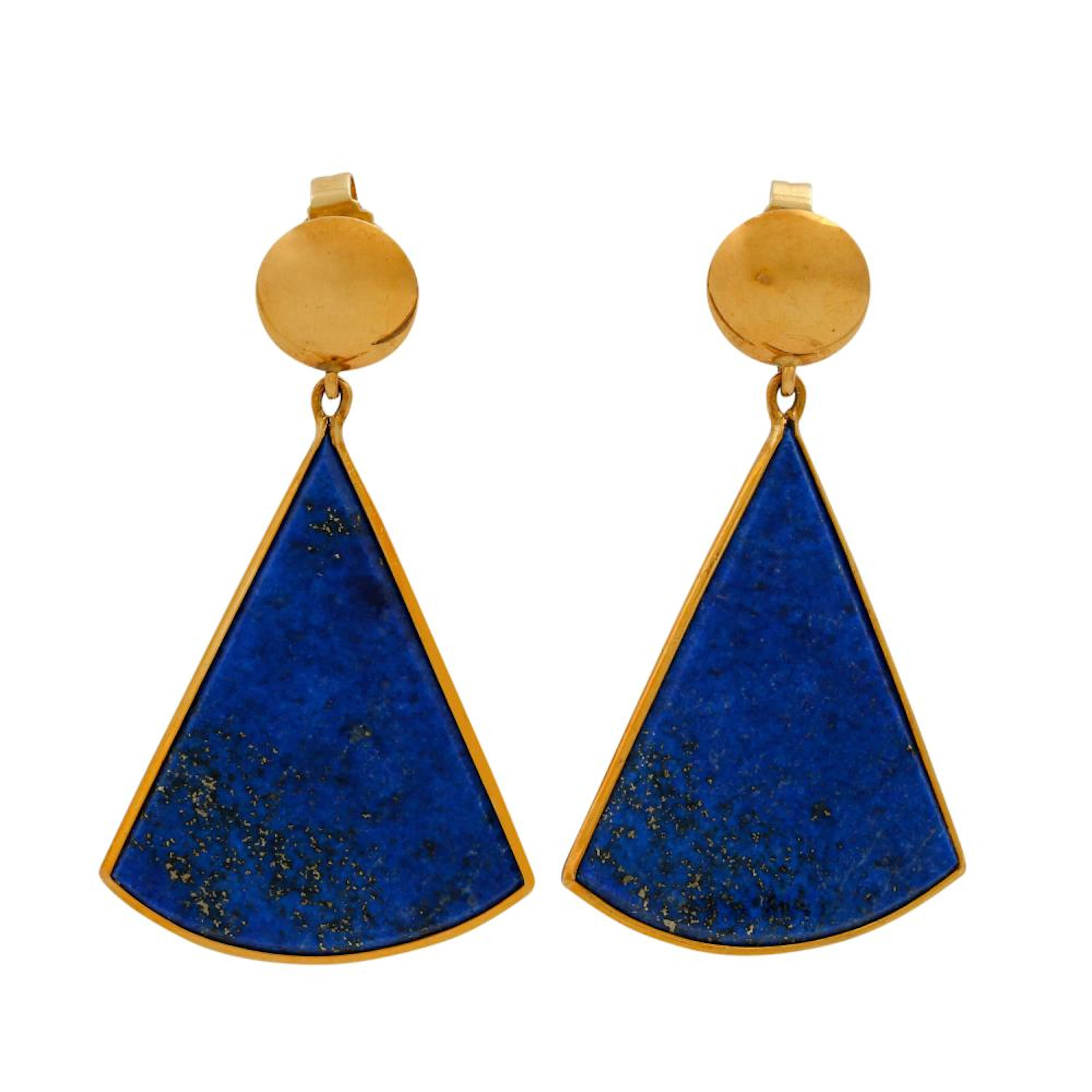 Ohrringe mit Lapislazuli,
