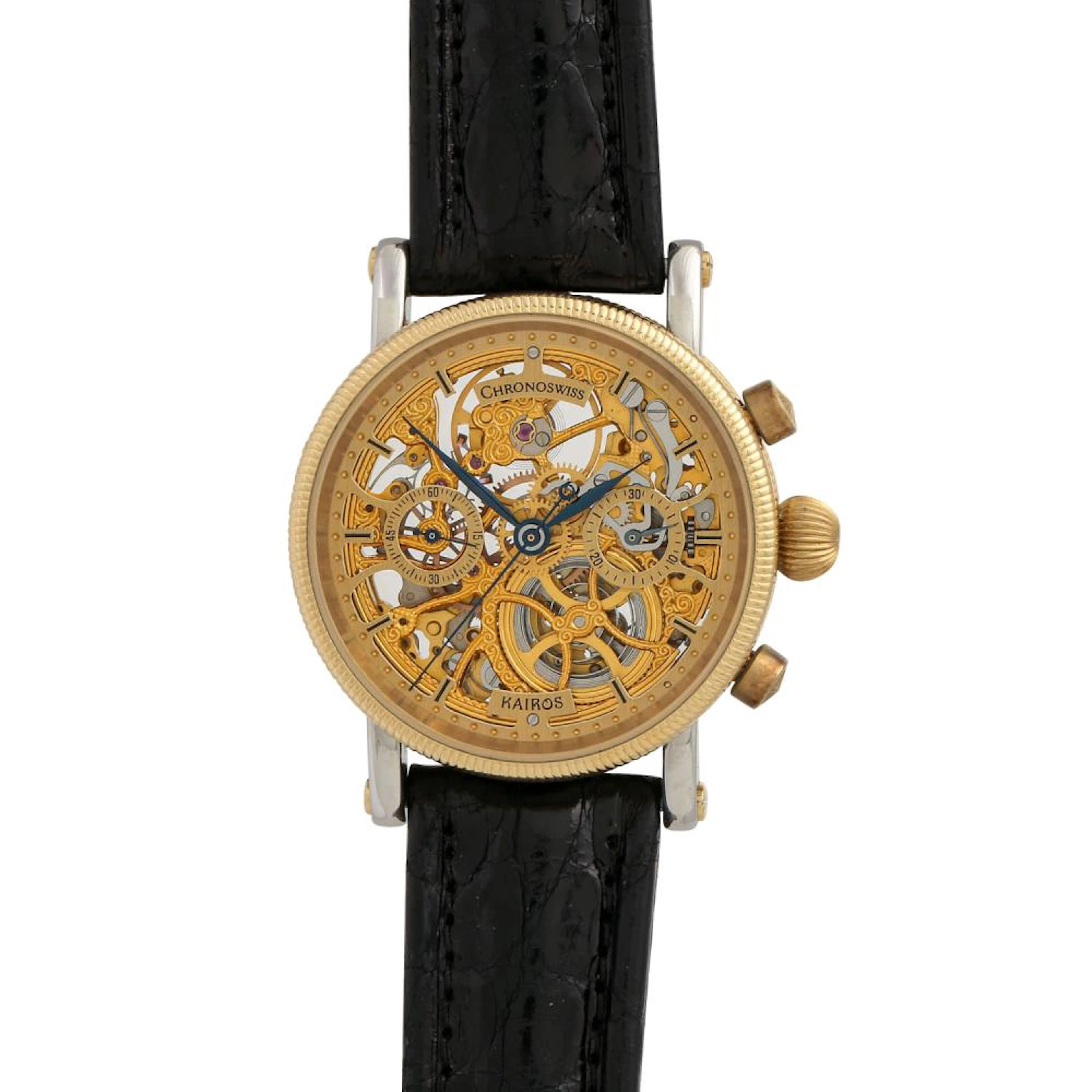 CHRONOSWISS Kairos Skelettierter Chronograph, Ref. CH2324. Herrenuhr.