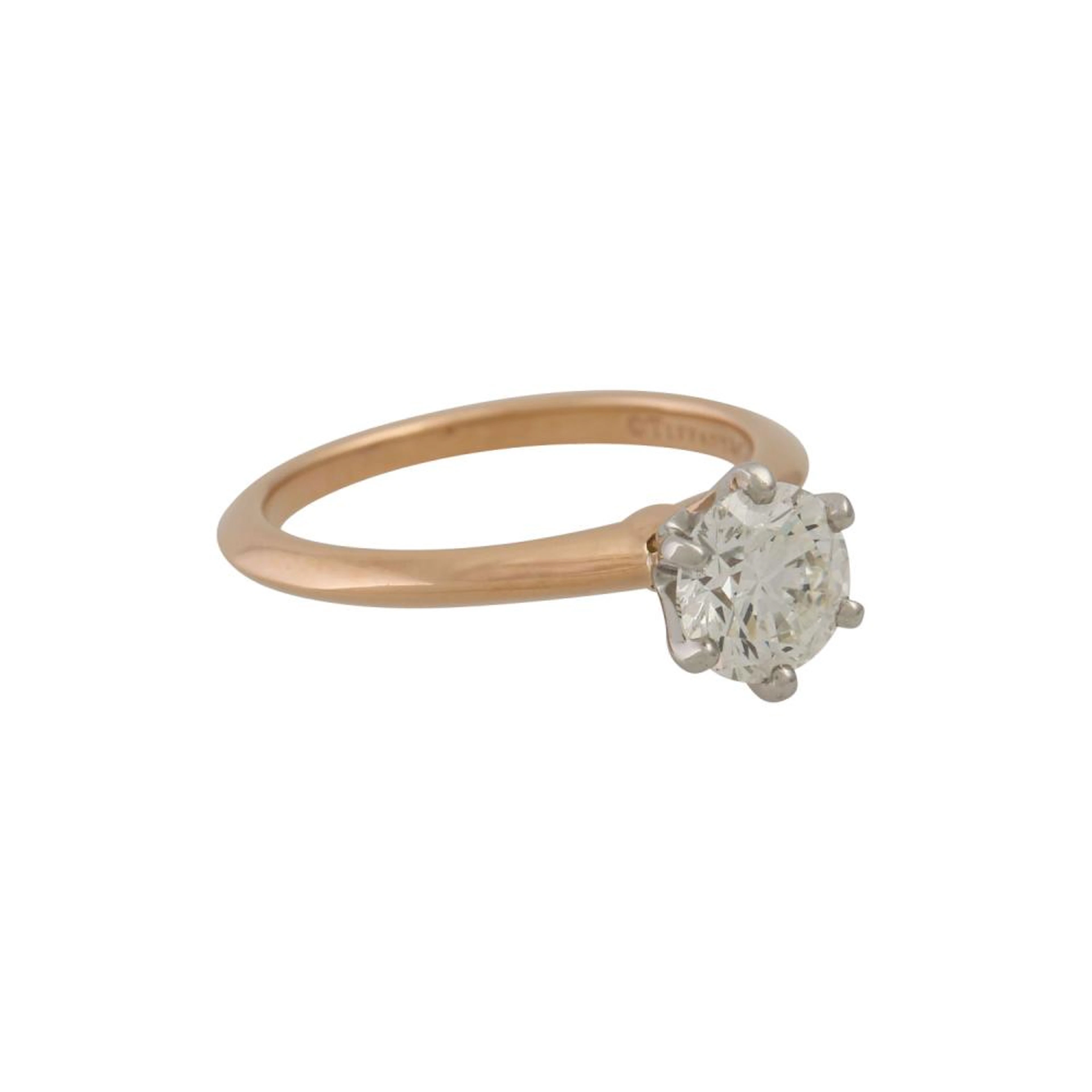 TIFFANY & CO Verlobungsring "Setting" mit Brillant von 1,14 ct