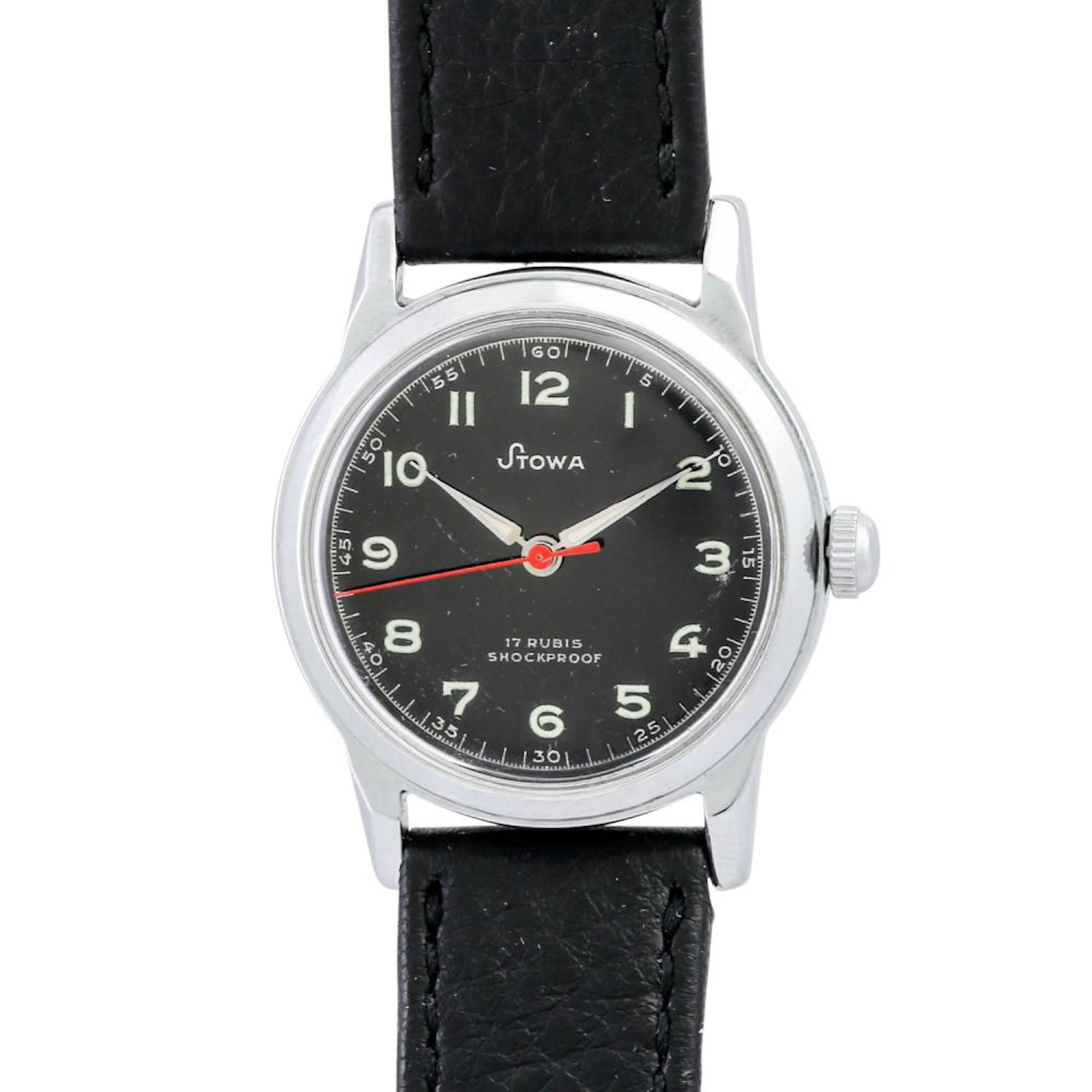 SAMMLUNGSAUFLÖSUNG STOWA Vintage Militäruhr.