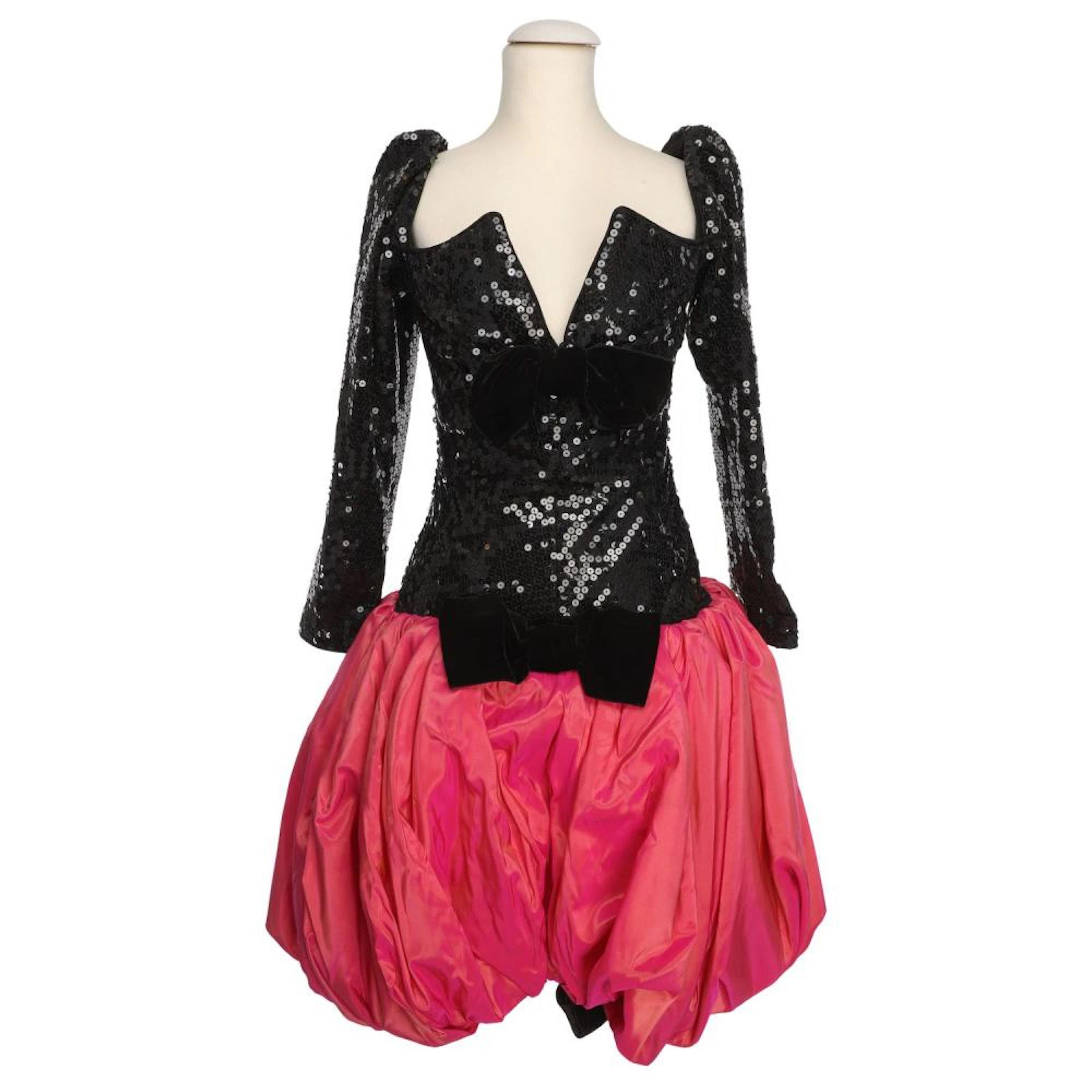 YVES SAINT LAURENT VINTAGE Kleid, Herstellergröße 36.
