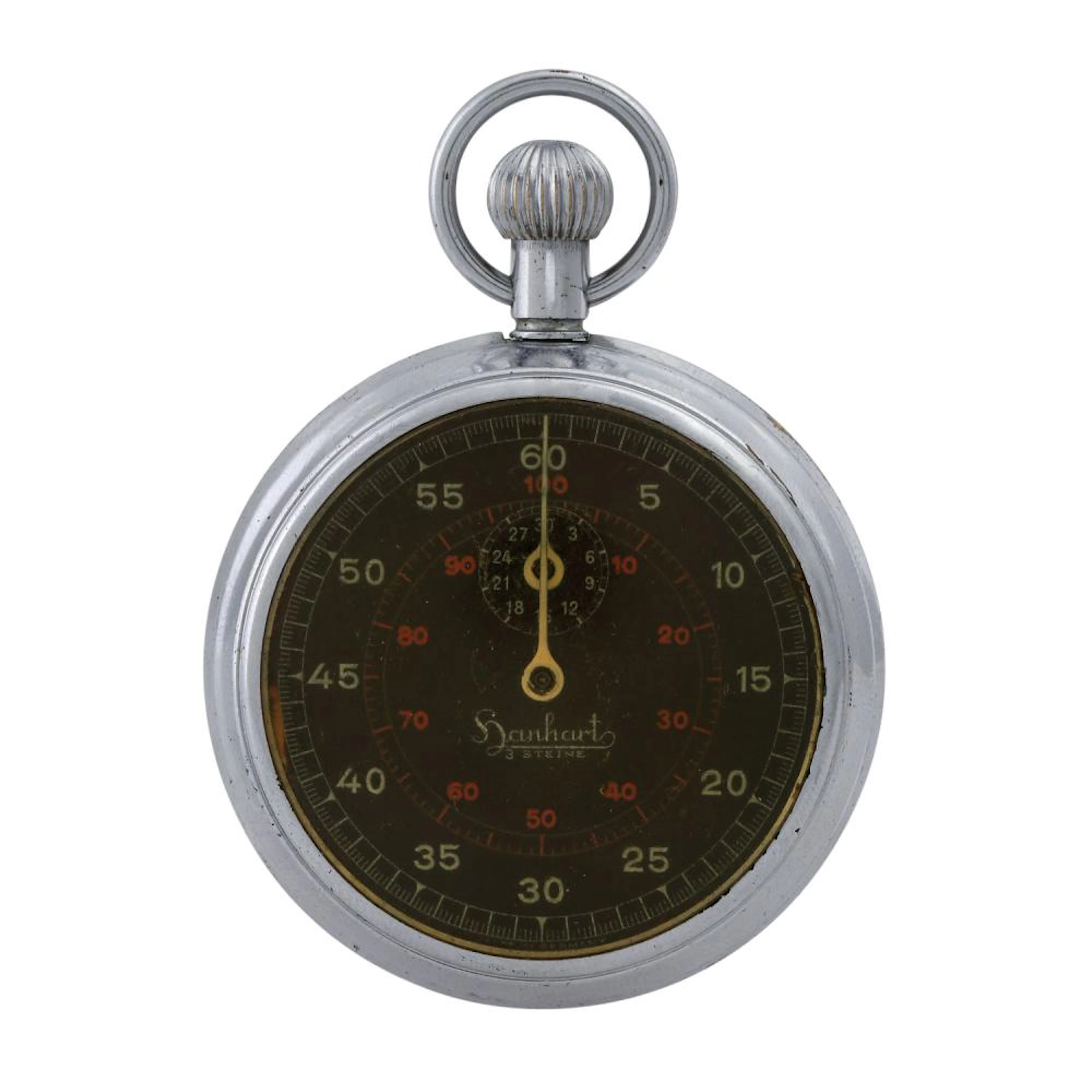 Hanhart Torpedo Stoppuhr Kronenstopper II
