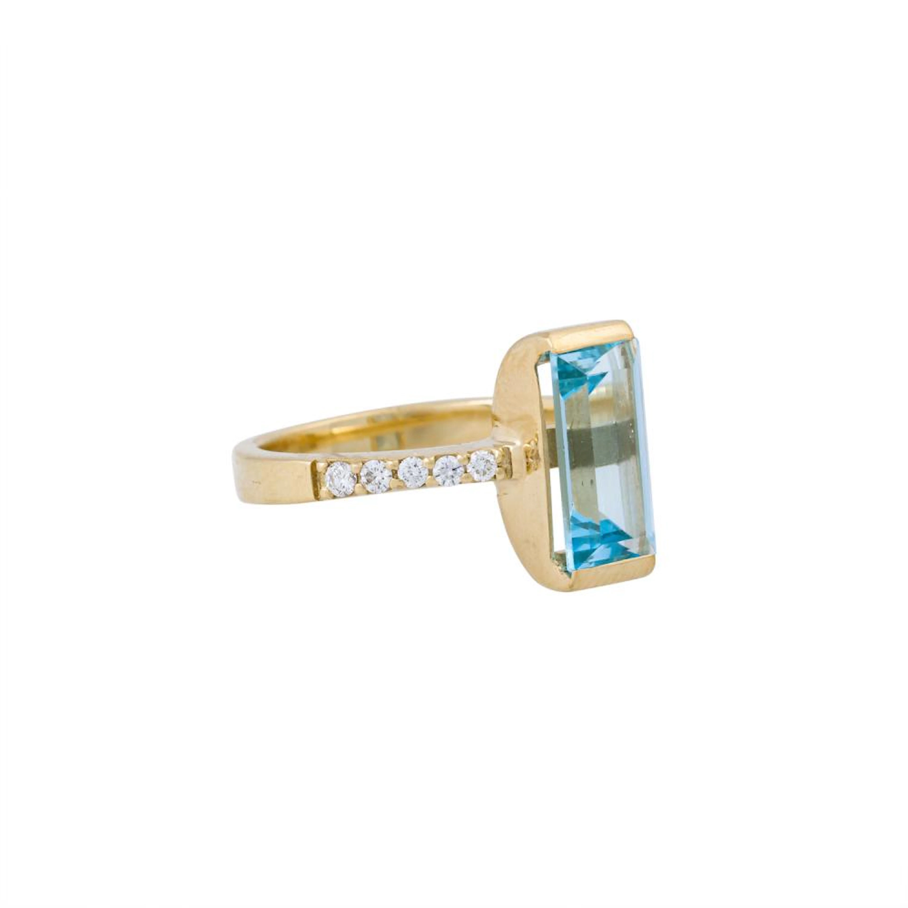 Ring mit Blautopas