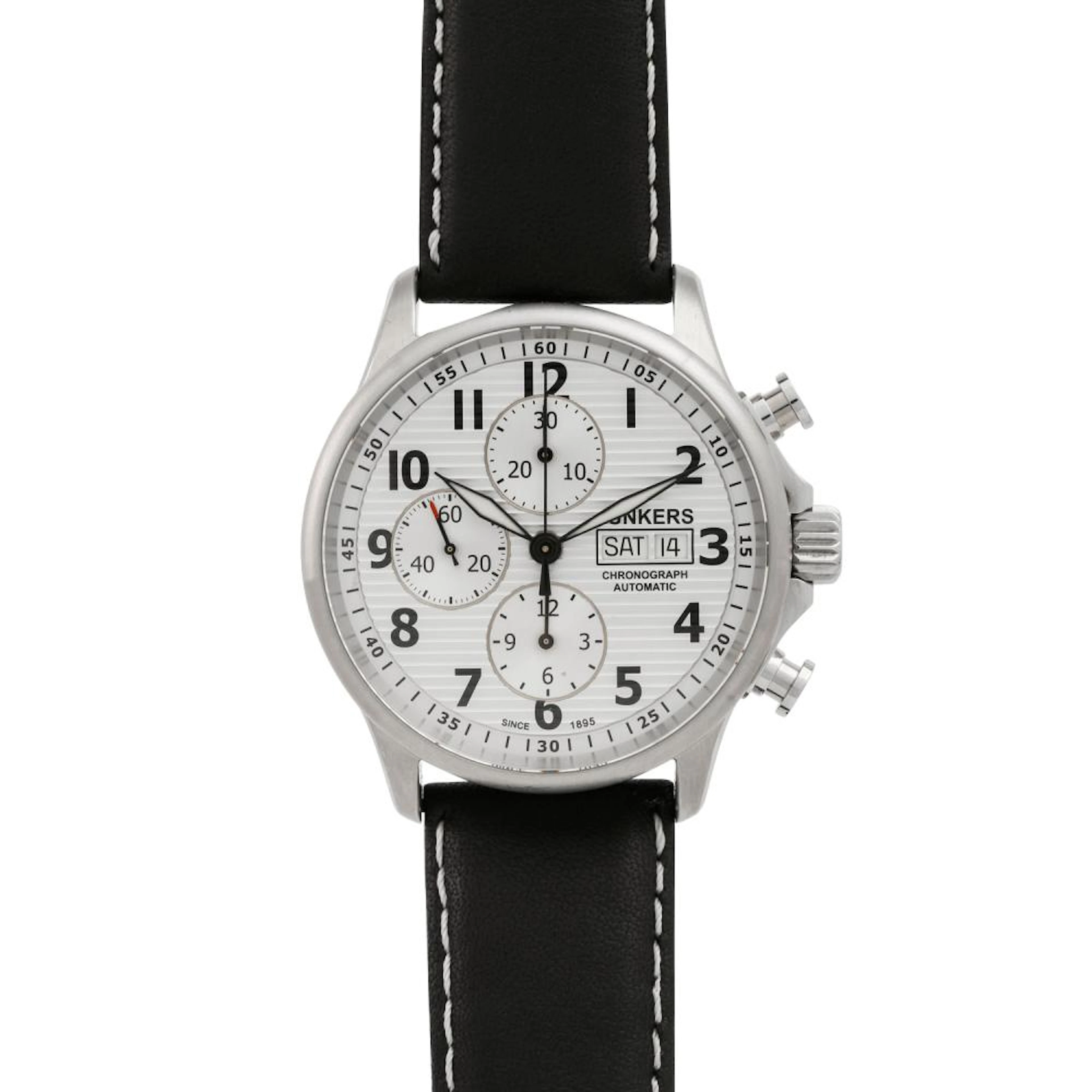 JUNKERS Chronograph "Tante Ju", Ref. 6818-1. Herrenuhr.