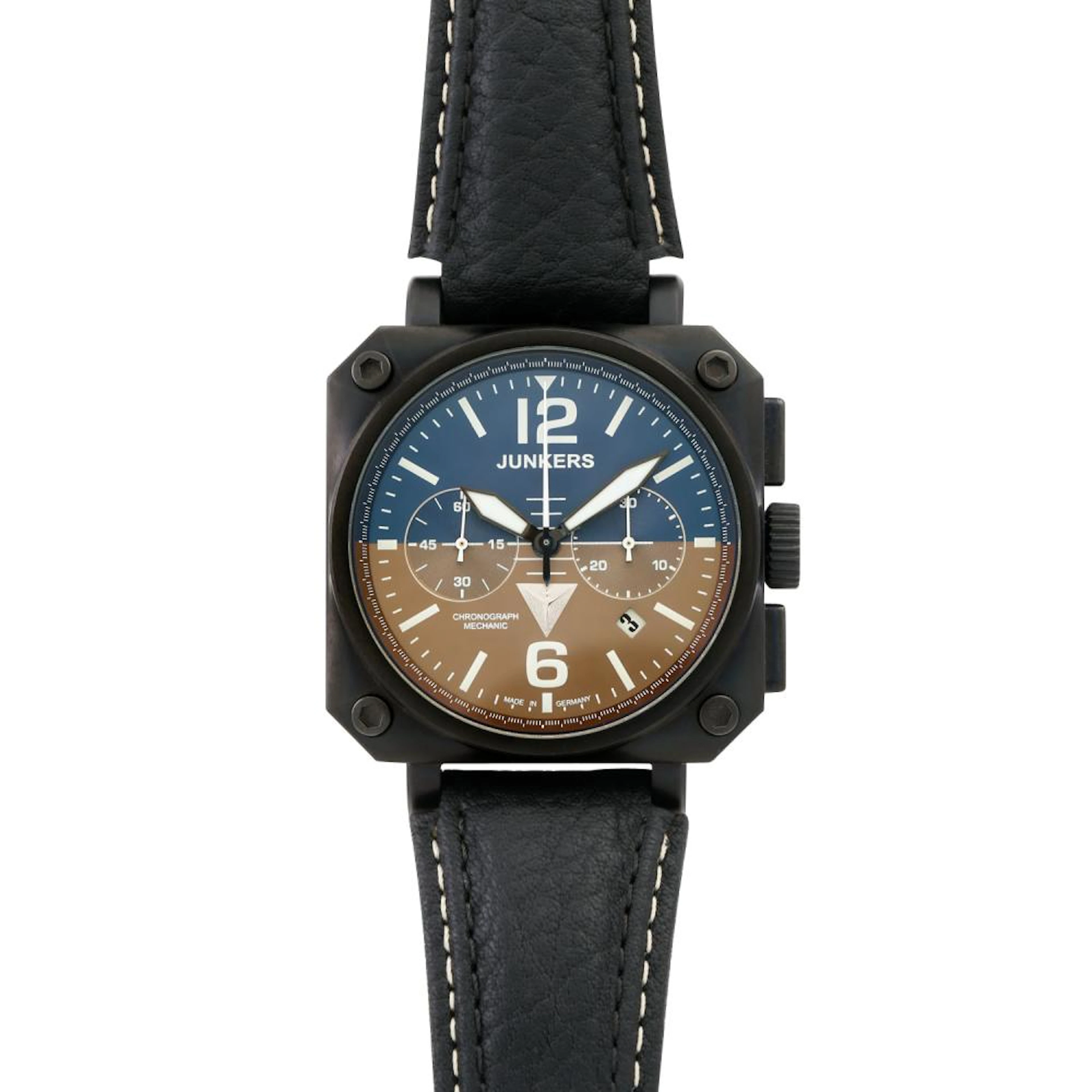 JUNKERS Horizont Chronograph, Ref. 6702-4. Herrenuhr.