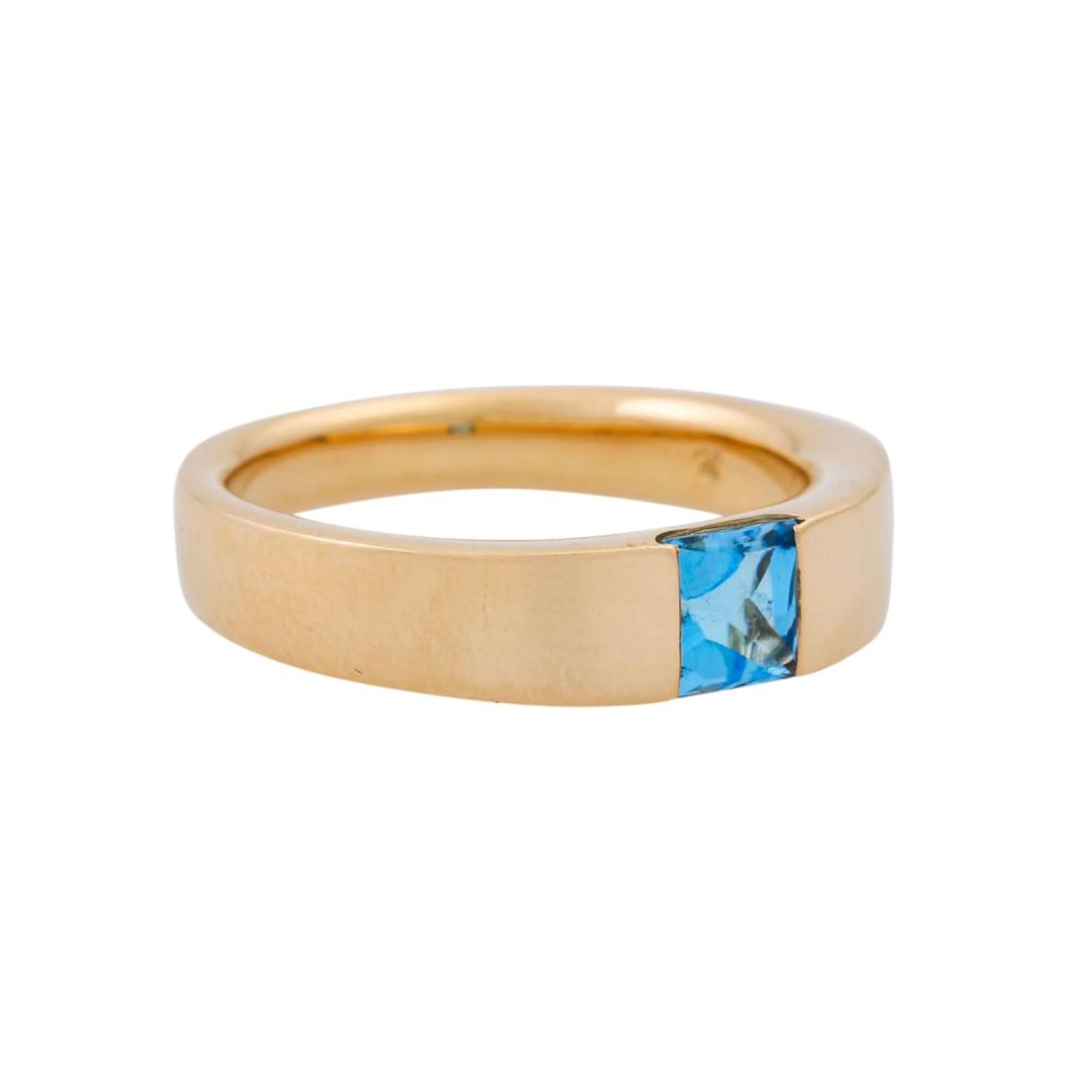 Ring mit Blautopas,