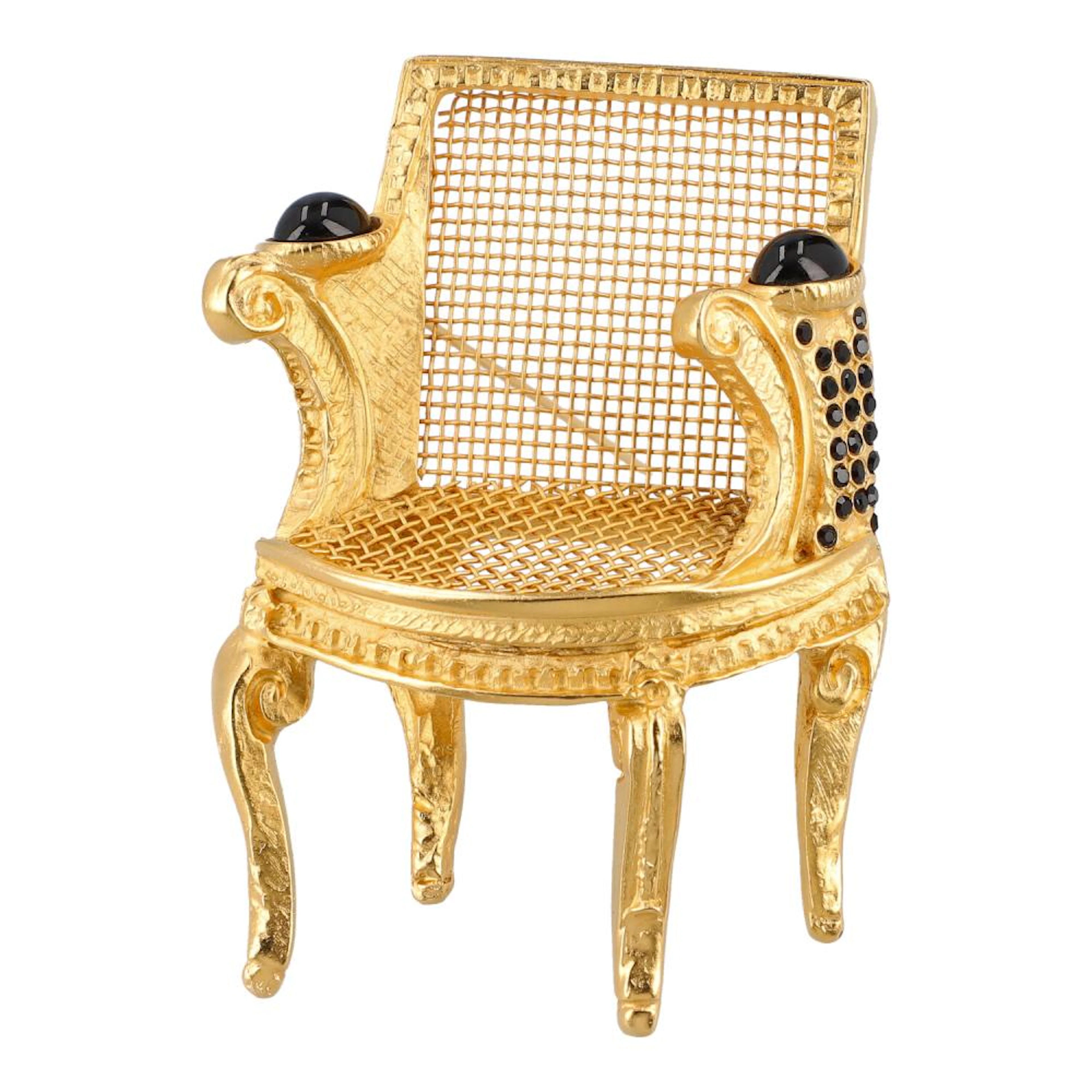 KARL LAGERFELD VINTAGE Brosche.