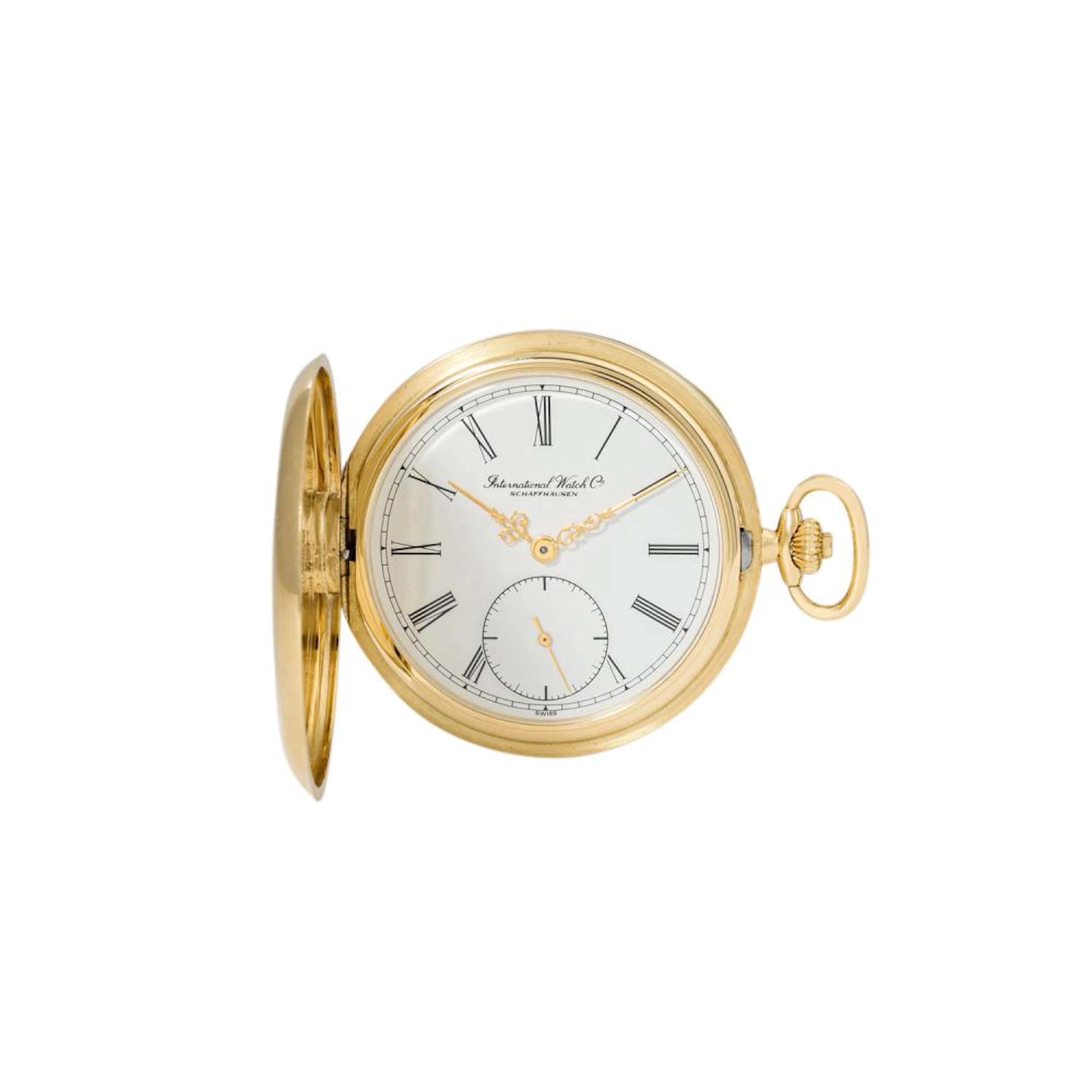 IWC Vintage Savonette Taschenuhr, Ref. 5404. Aus 1987.