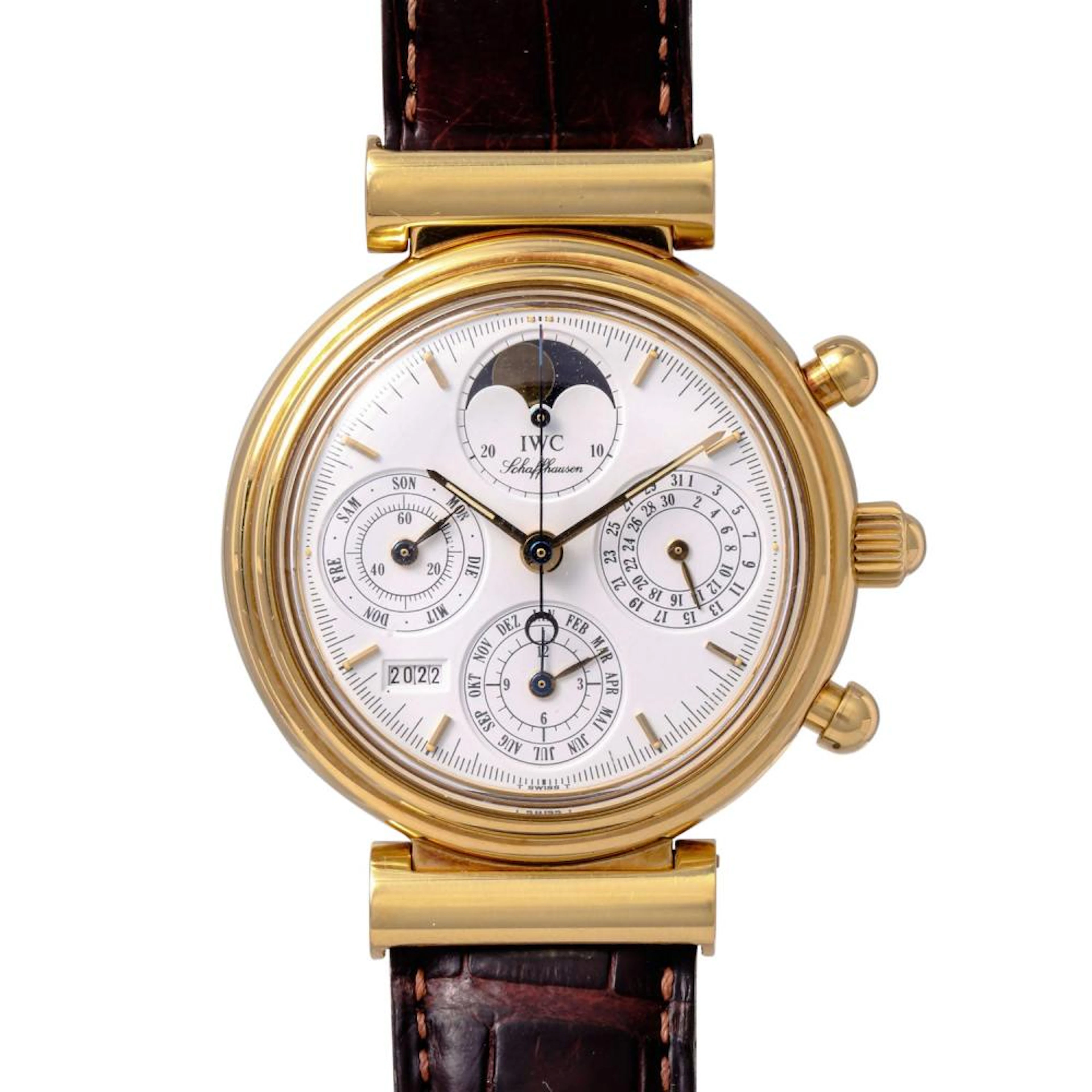 IWC Vintage Da Vinci Ewiger Kalender mit Chronograph und Mondphasen