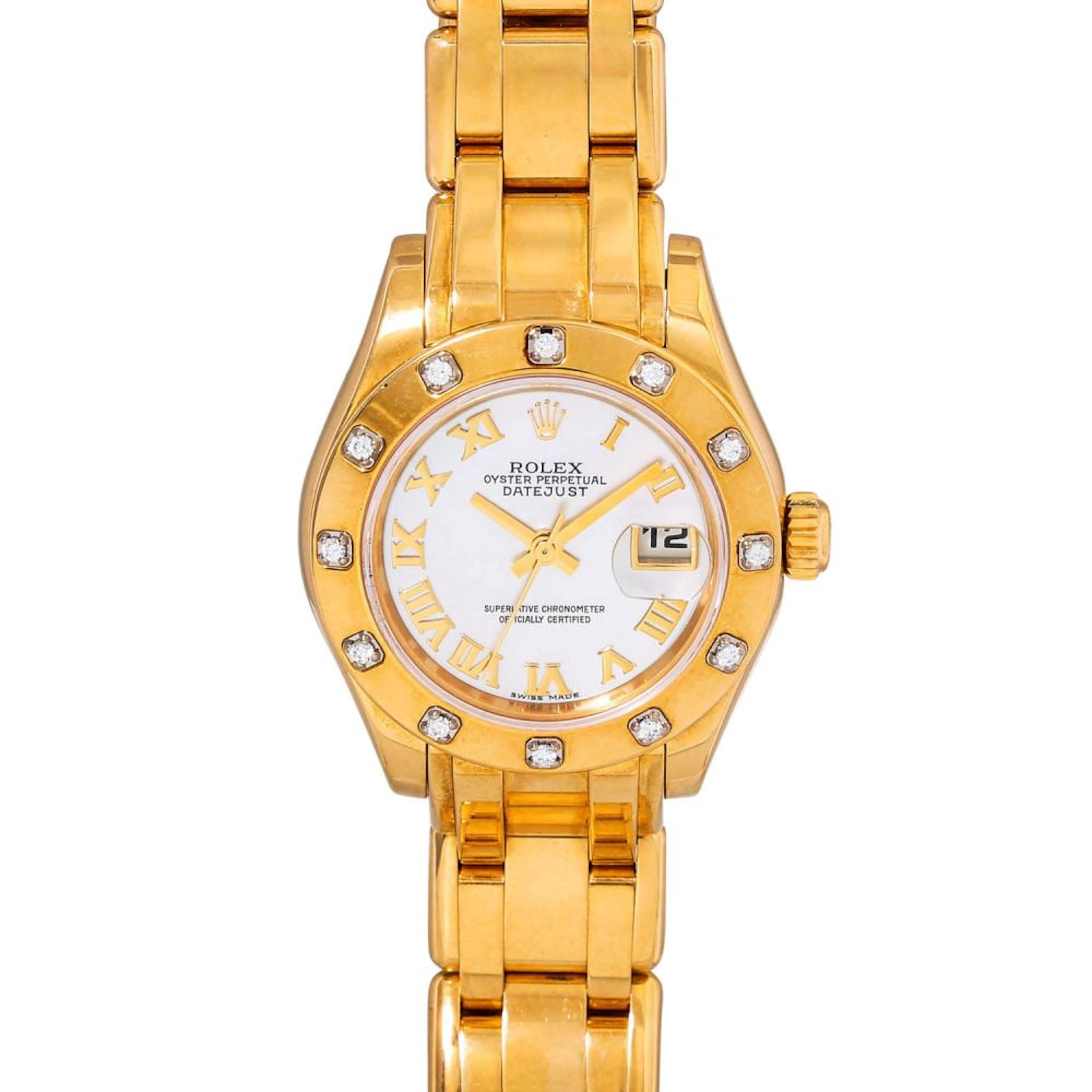 ROLEX Pearlmaster 29 "Perlmutt", Ref. 80318. Damenuhr. Ca. 2000/2010er Jahre.