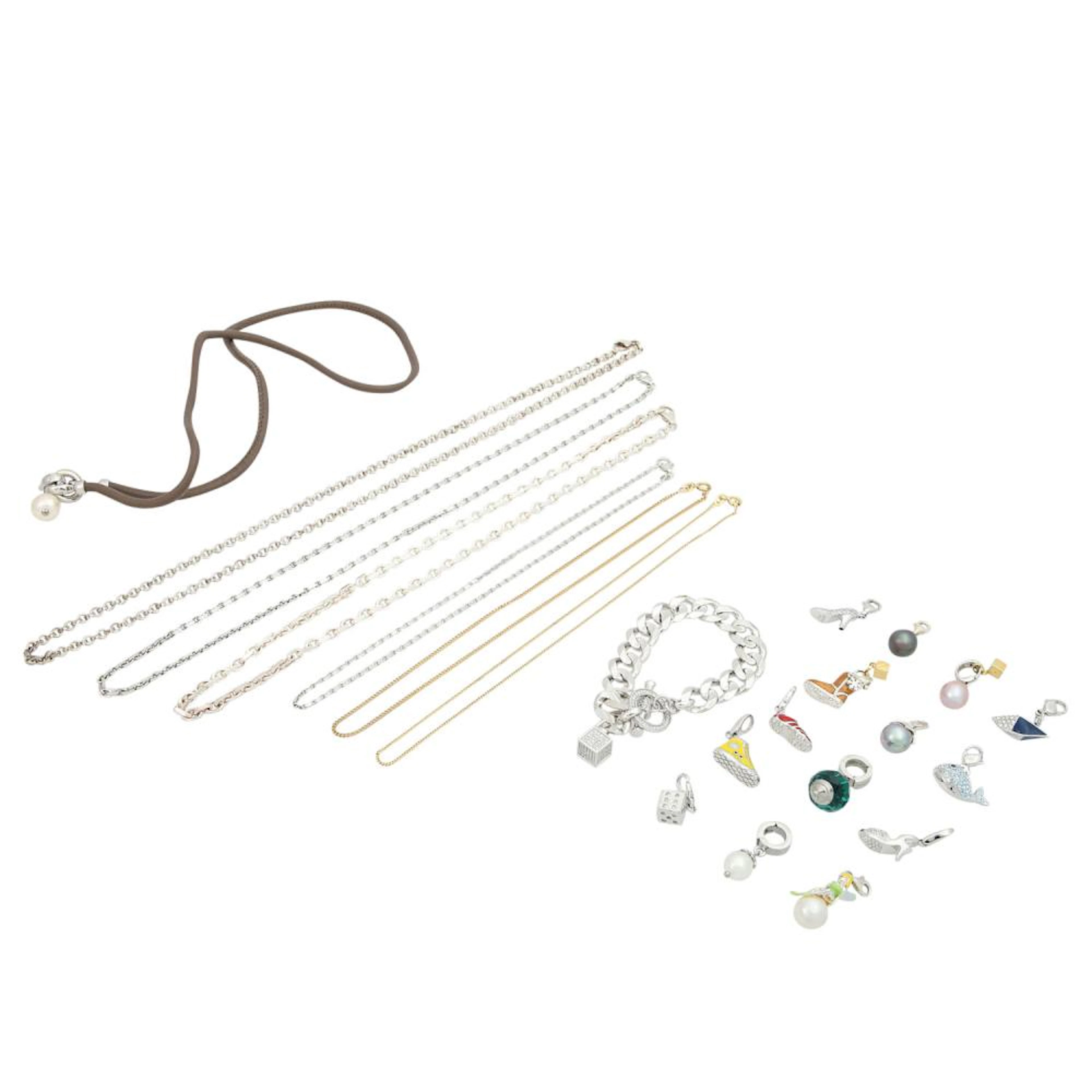 Konvolut Silber- u. Goldschmuck,