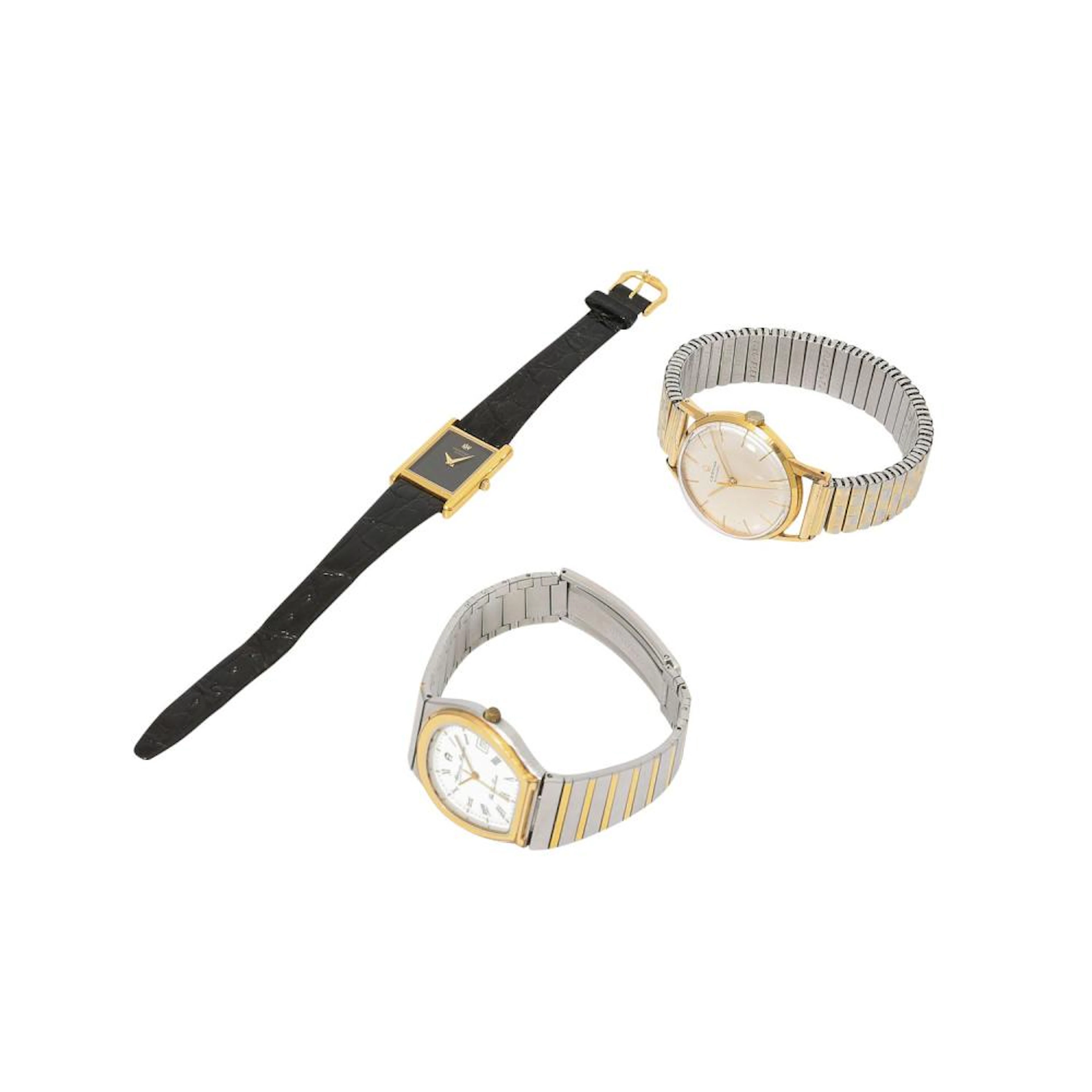 KONVOLUT 3x Armbanduhr.
