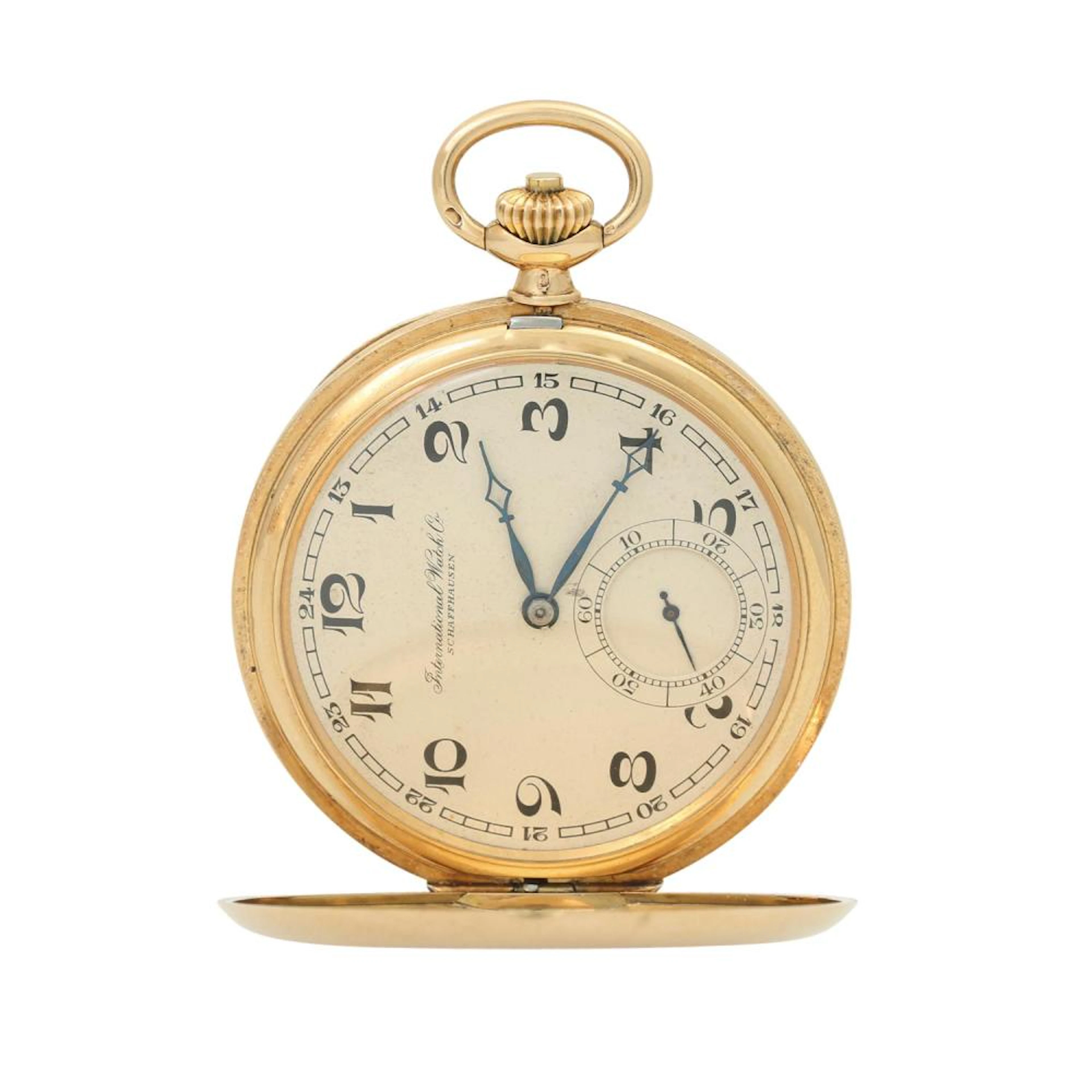 IWC Schaffhausen antike Savonette Taschenuhr. Ca. 1925.
