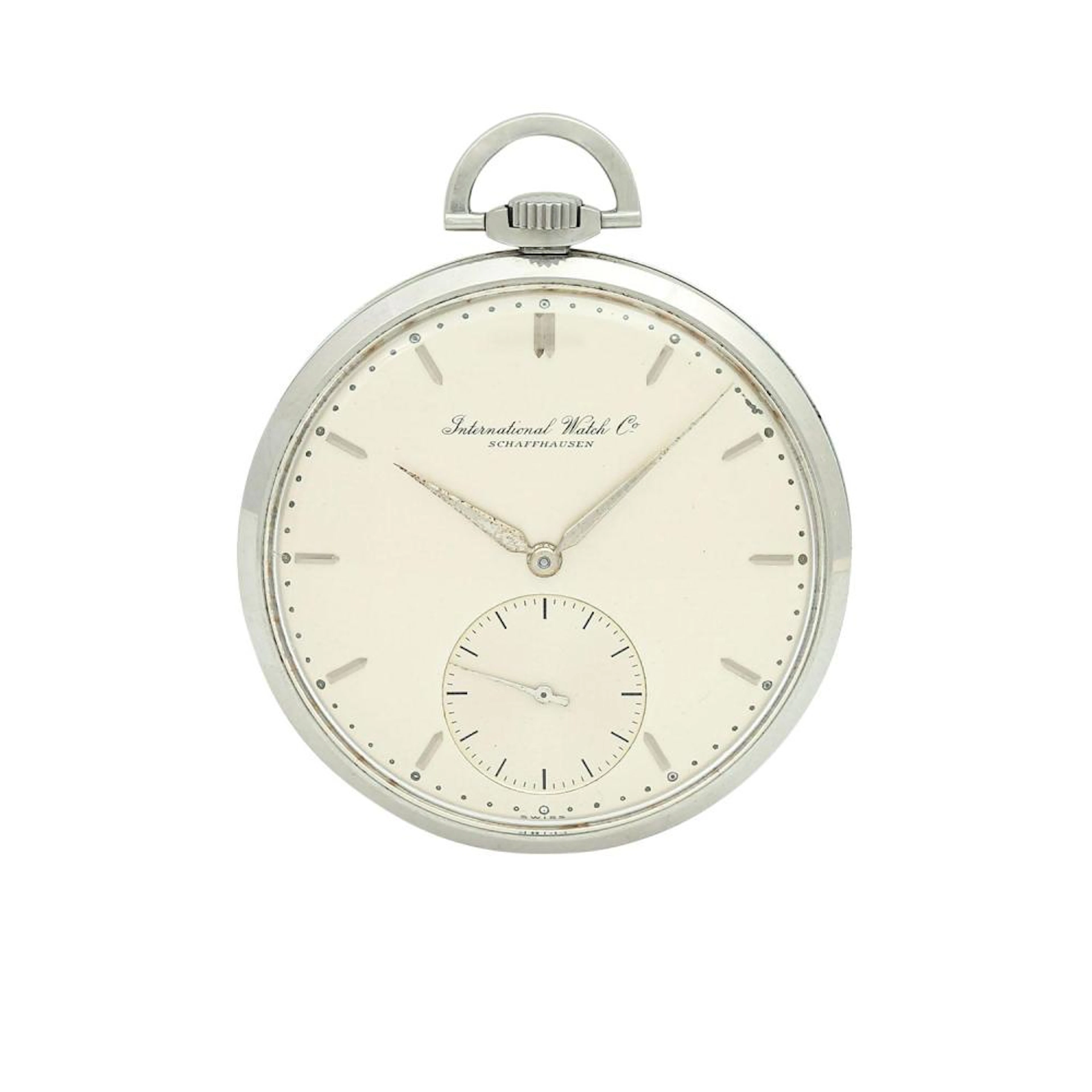 IWC Schaffhausen Vintage Frackuhr Taschenuhr. Ca. 1950.