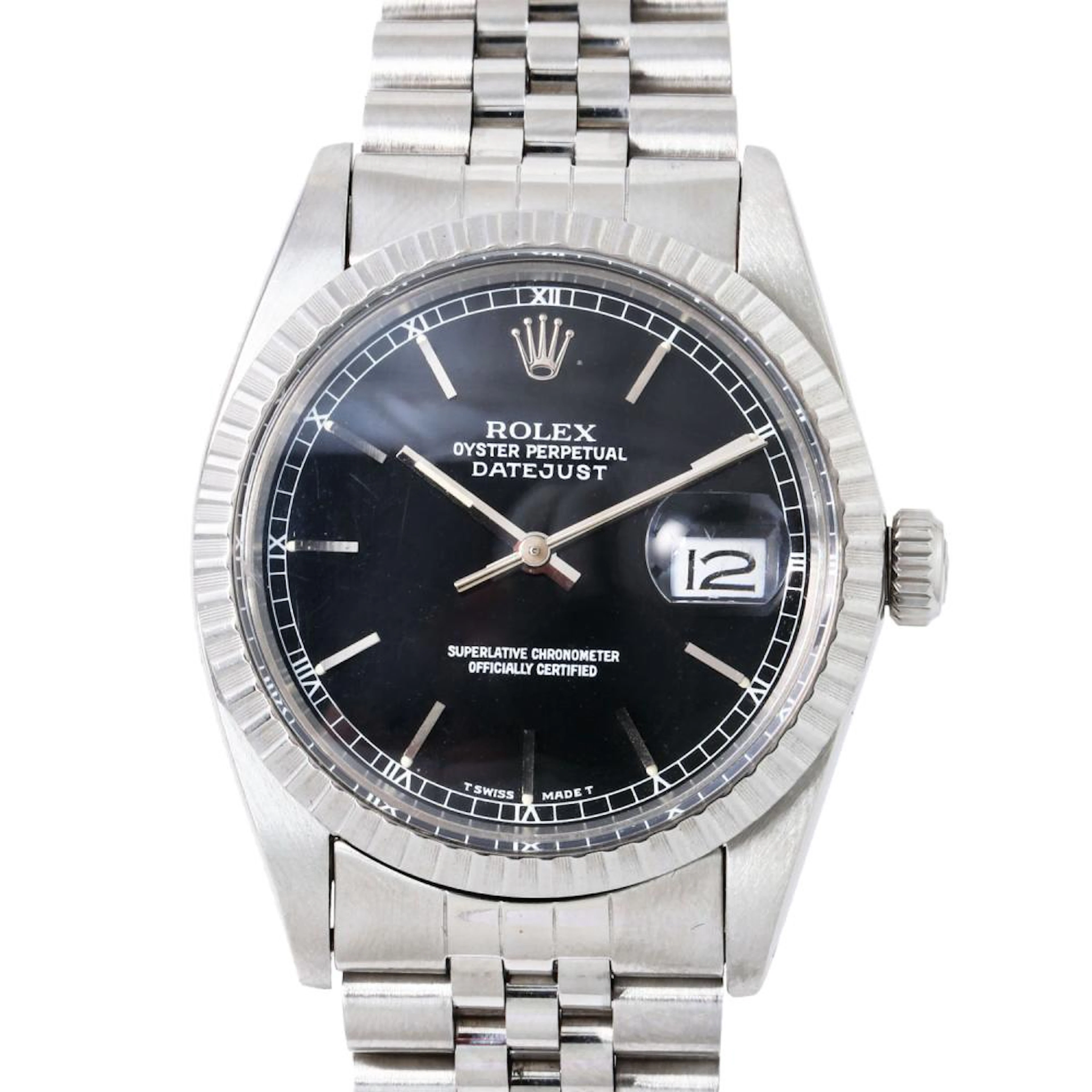 ROLEX Vintage Datejust 36, Ref. 16030. Herren Armbanduhr. Aus 1982