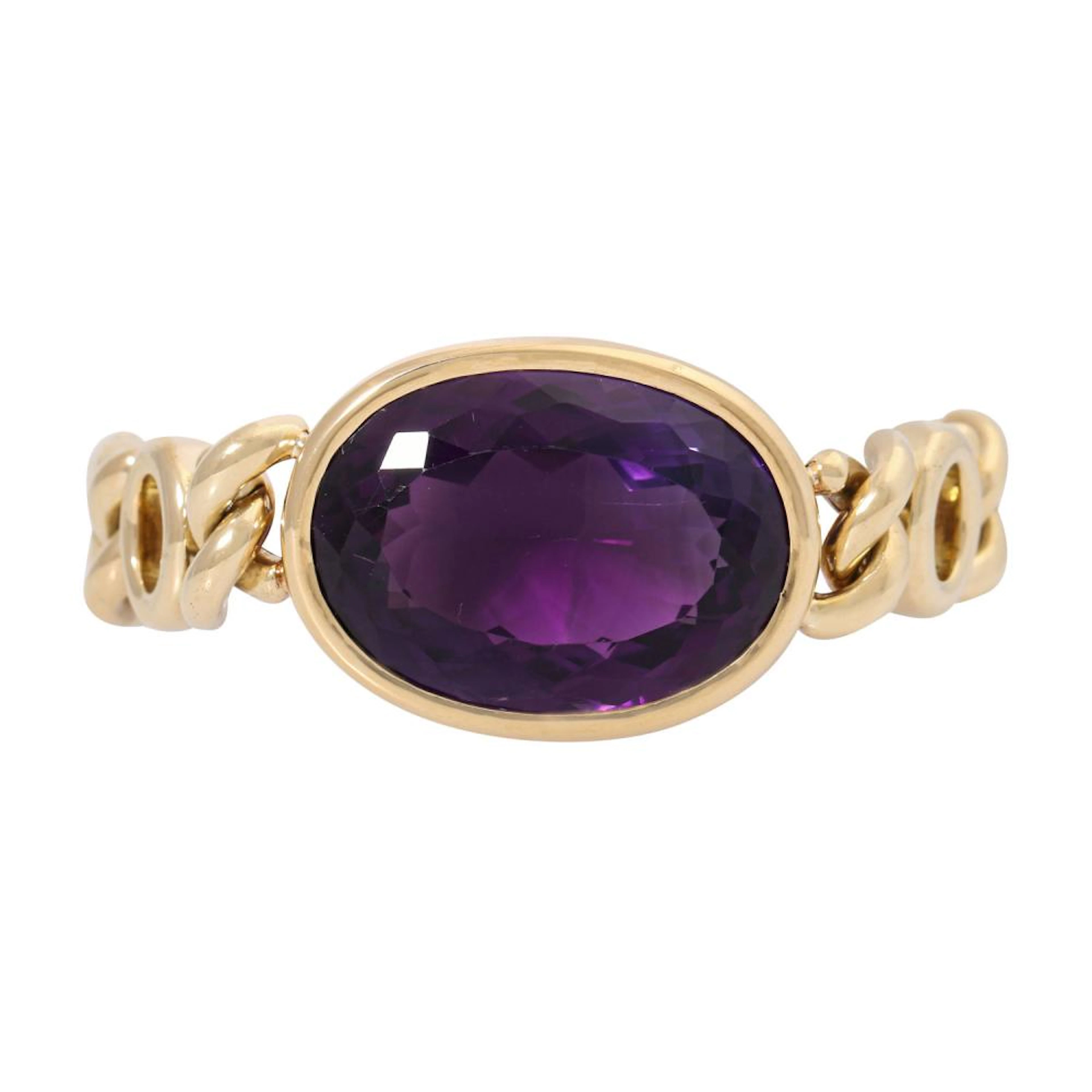 Armband mit Amethyst ca. 50 ct,