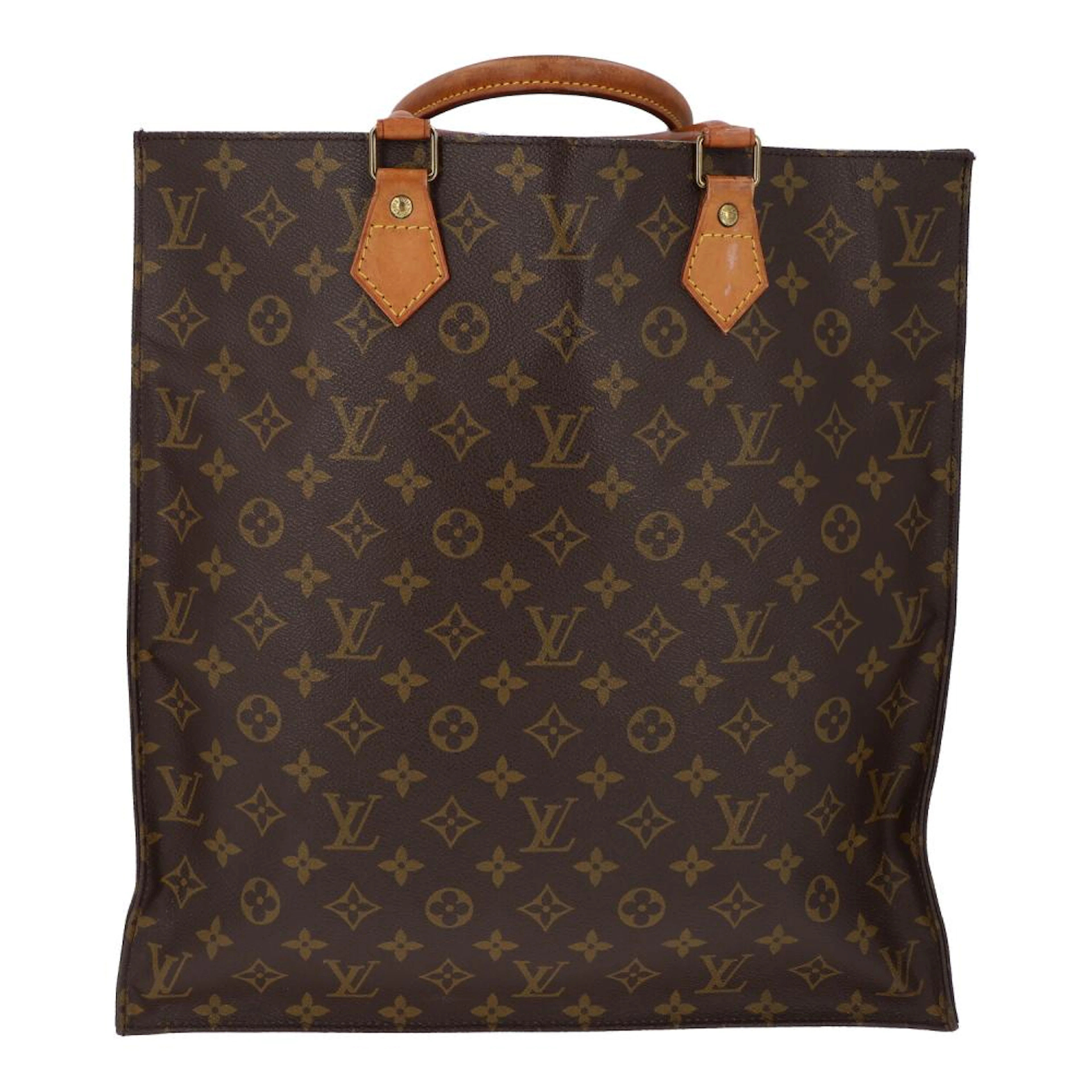 LOUIS VUITTON VINTAGE Handtasche "SAC PLAT".