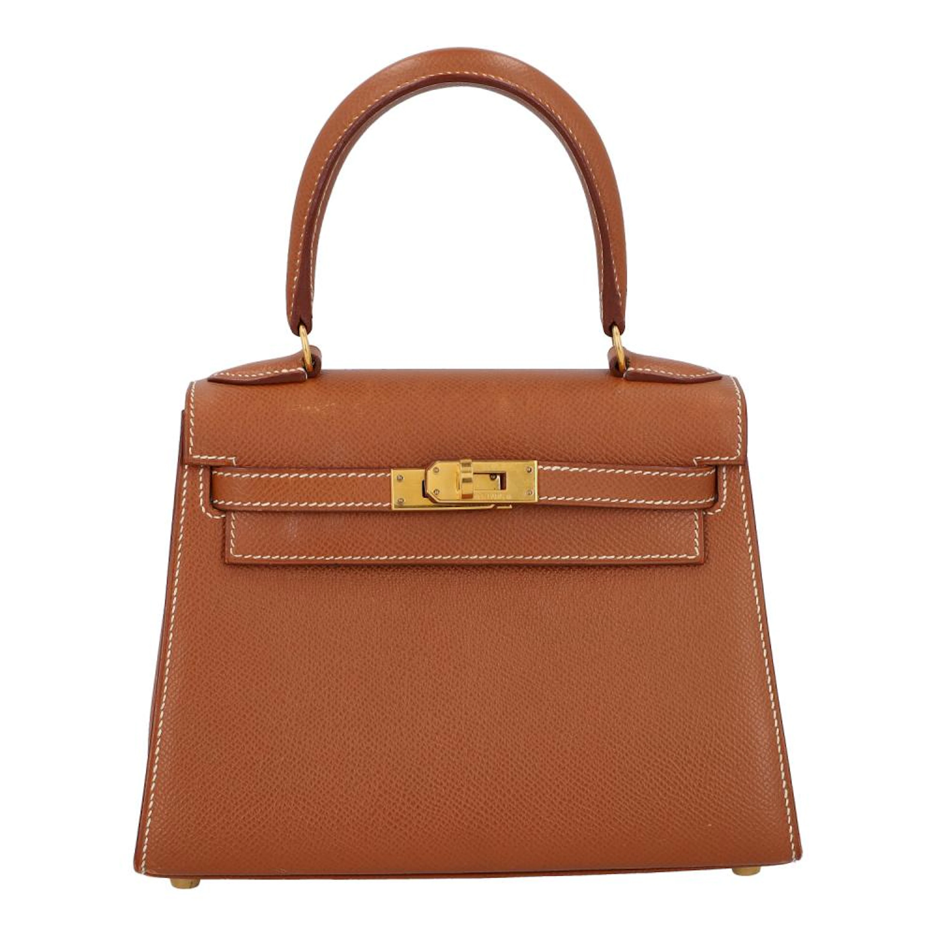 HERMÈS VINTAGE Handtasche "MINI KELLY 19".