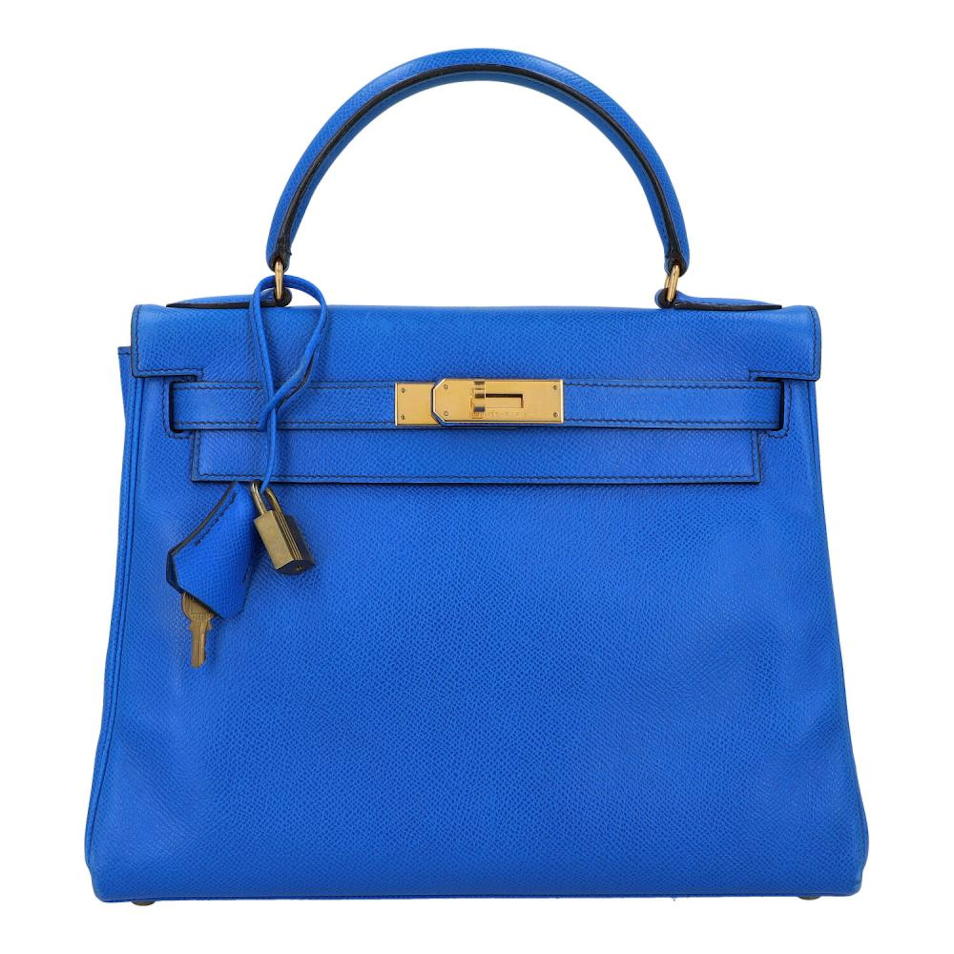HERMÈS VINTAGE Handtasche "KELLY BAG 28".