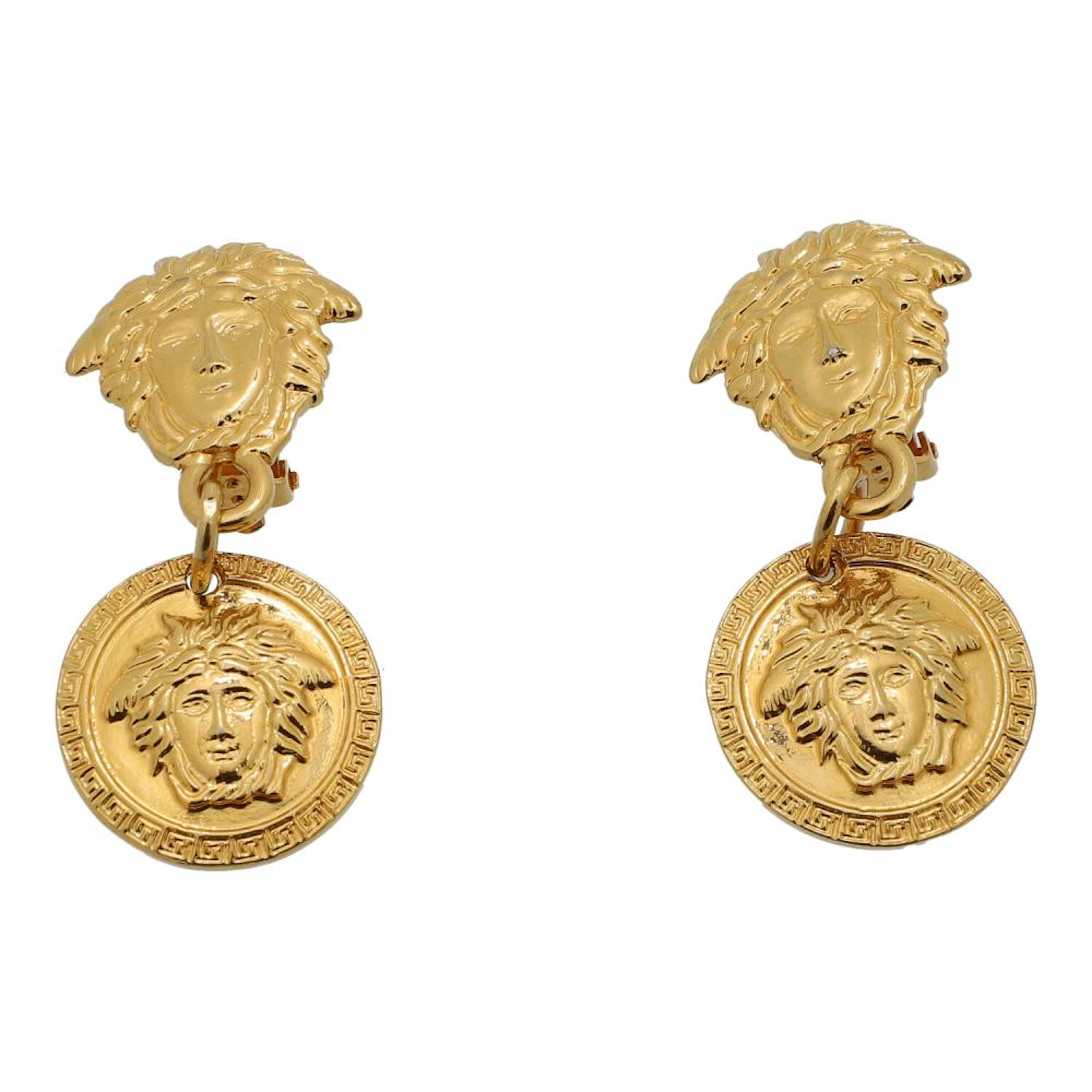 GIANNI VERSACE VINTAGE Ohrclips, Koll.: 1990.