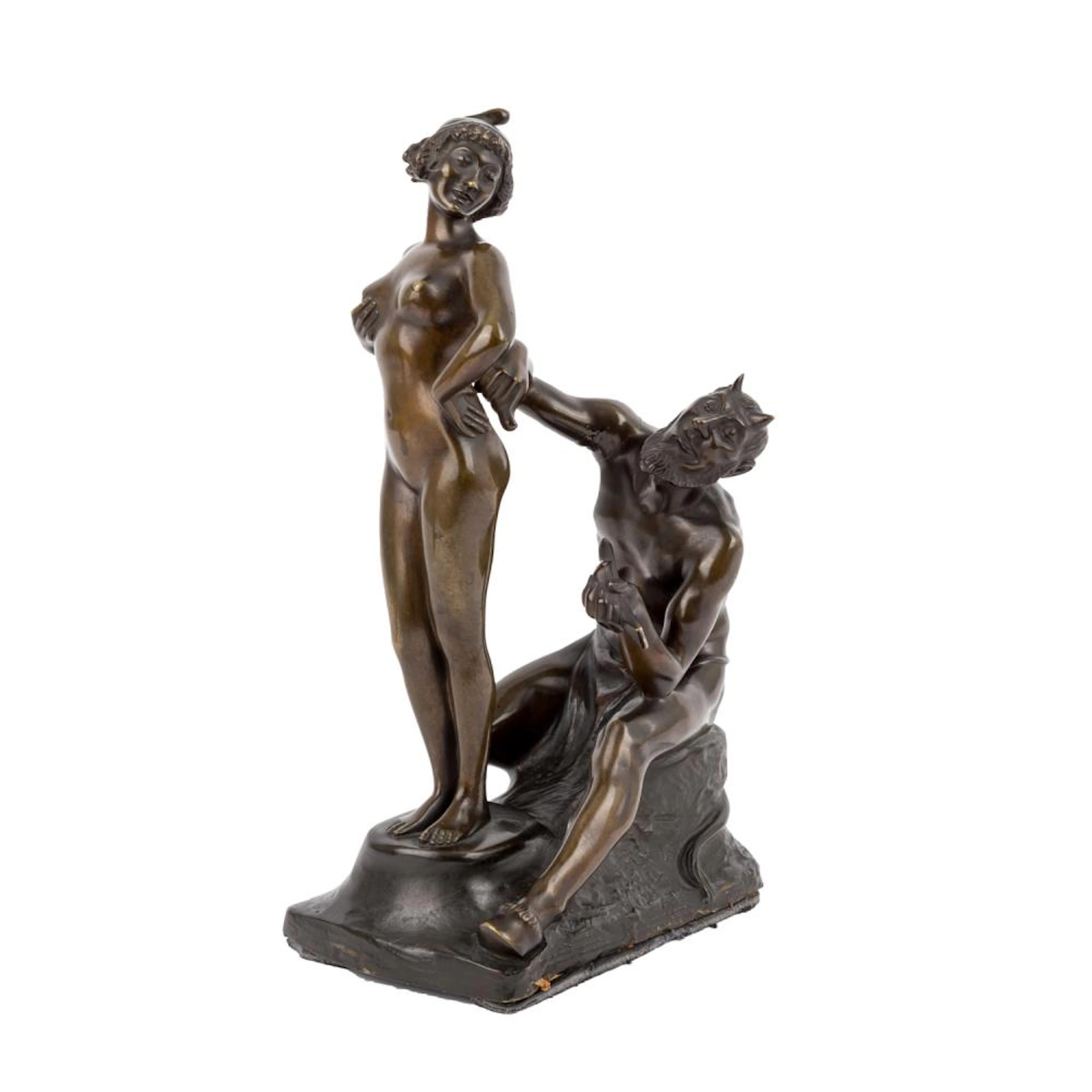 SEGER, ERNST (1868-1939), "The Devil as Sculptor on a Young Woman",