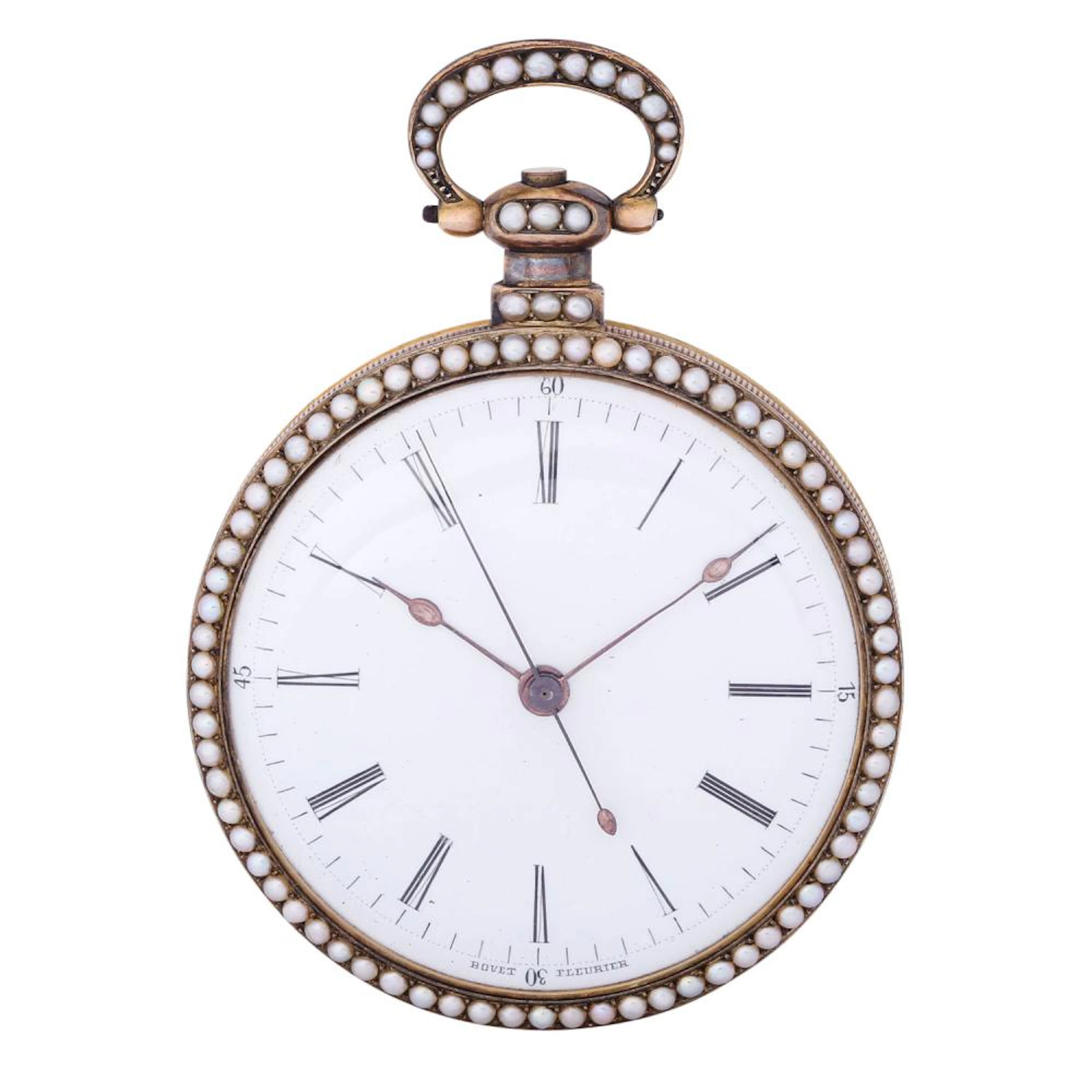 BOVET FLEURIER museum open pocket watch for Chinese market "Lion Hunt"
