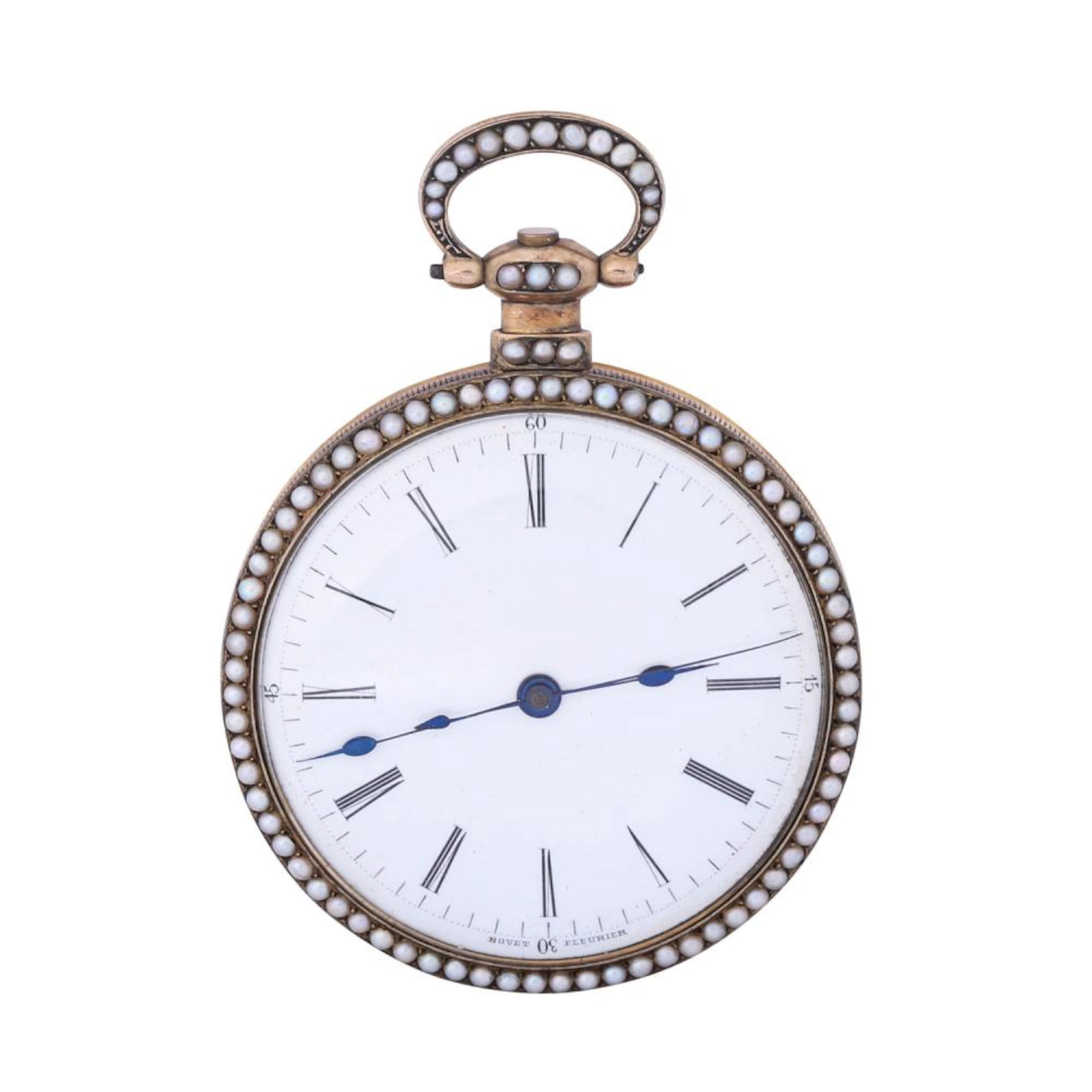 BOVET FLEURIER museum open pocket watch for Chinese market "Tiger Hunt"