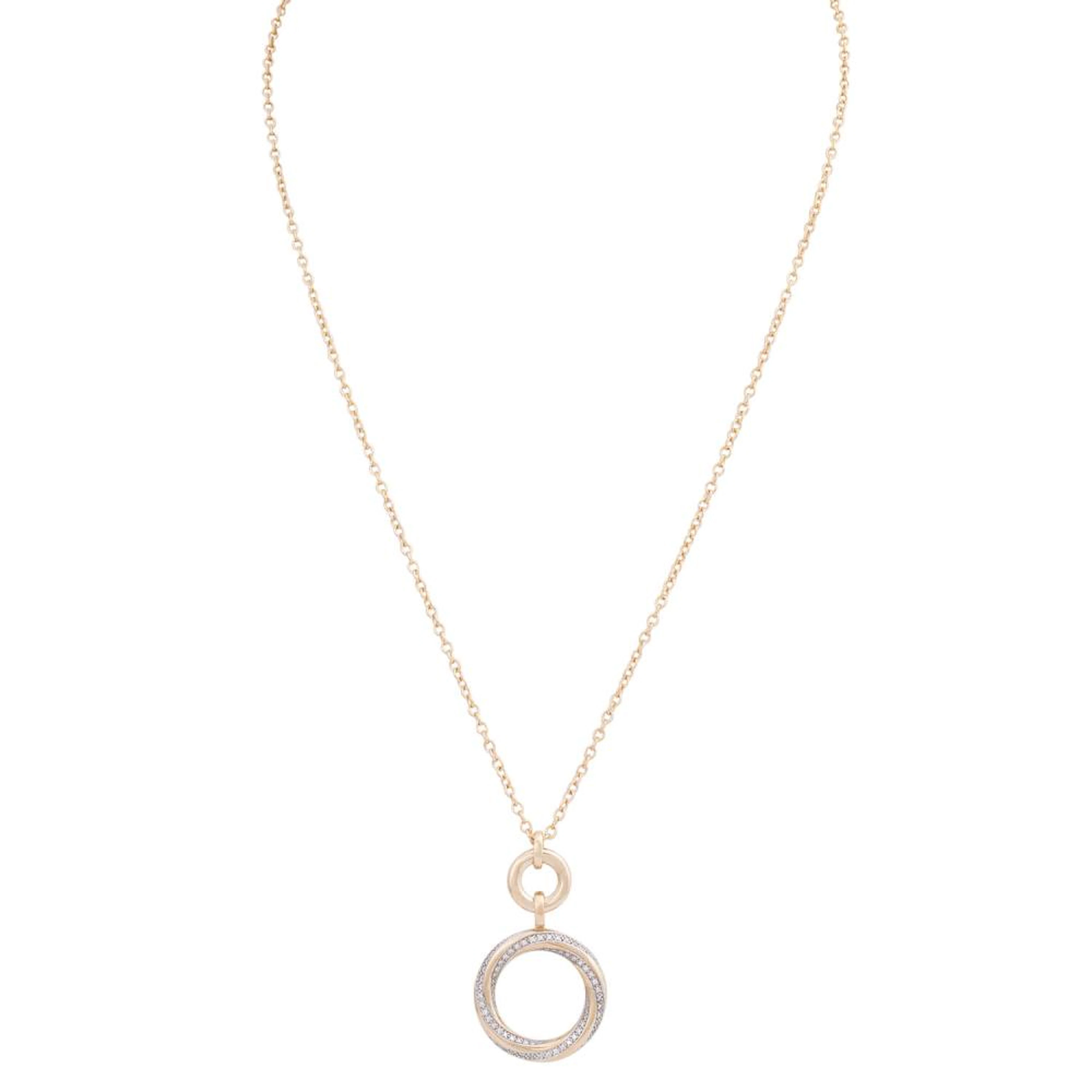 CHRIST necklace with diamonds