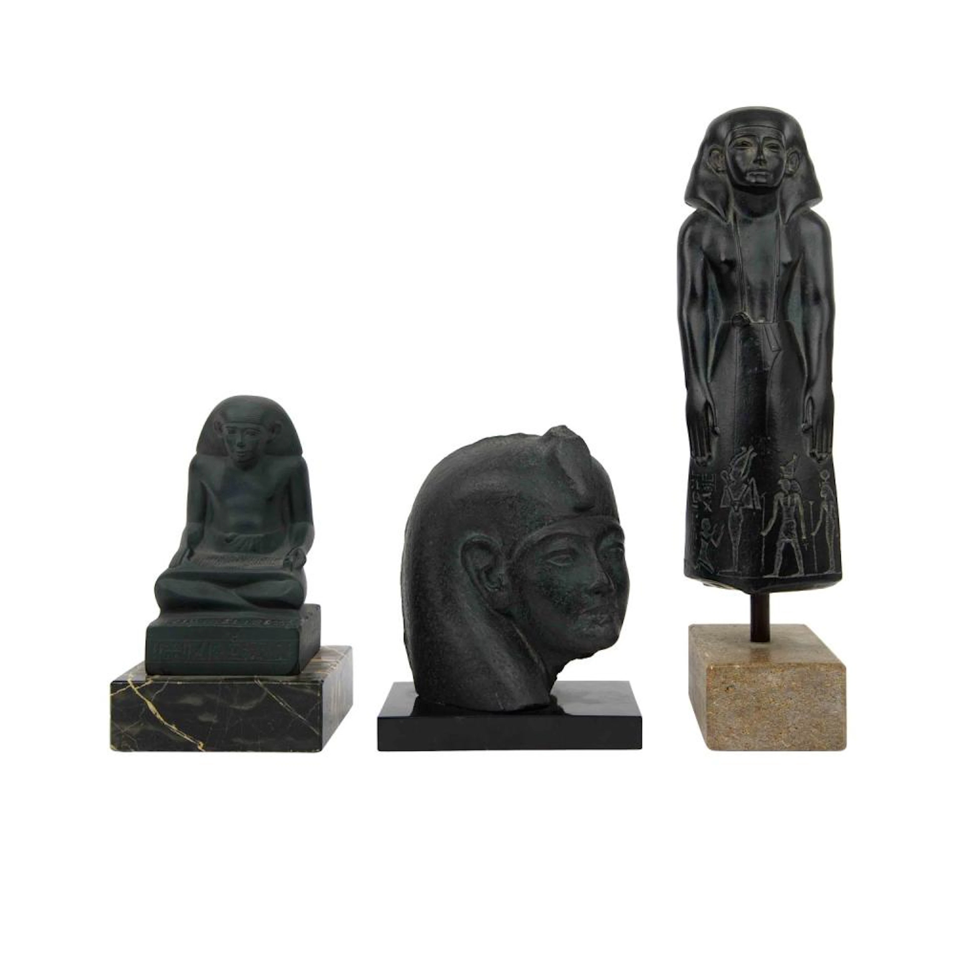 3 Egyptian museum replicas: