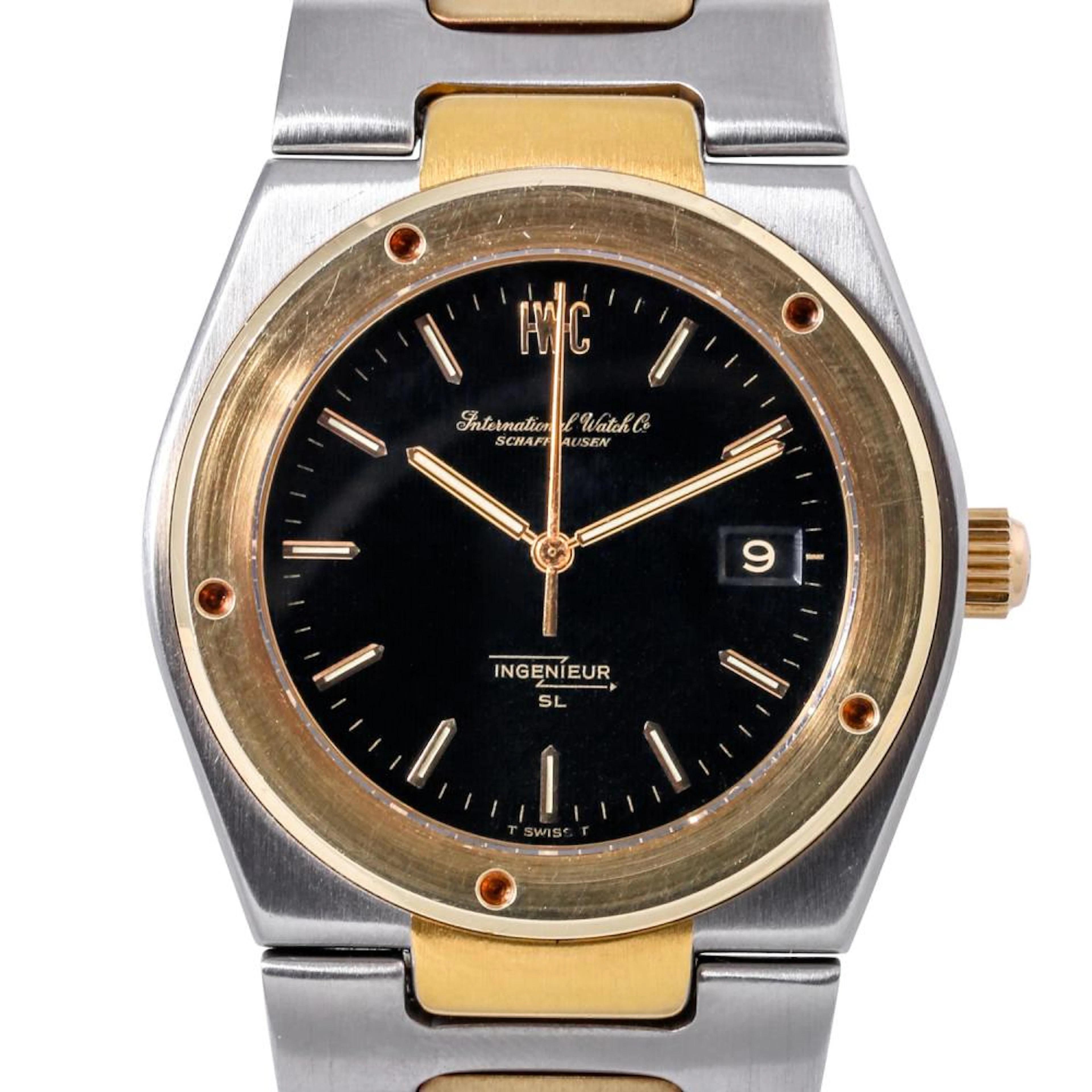 IWC Vintage Ingenieur SL "Jumbo", ref. 3003. men's wristwatch. Ca. 1980s.