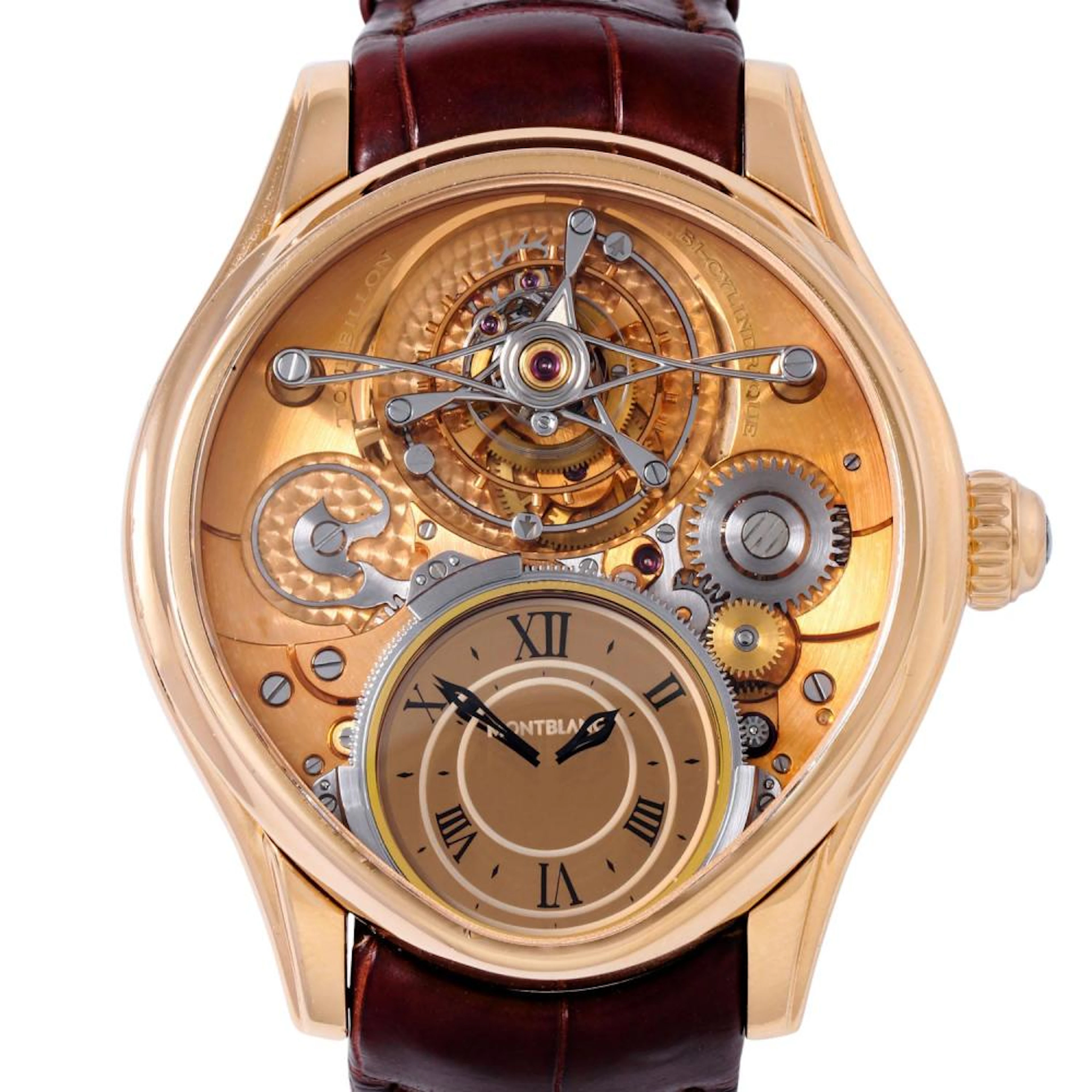 MONTBLANC Collection Villeret 1858 "Grand Tourbillon Heures Mysterieuses"