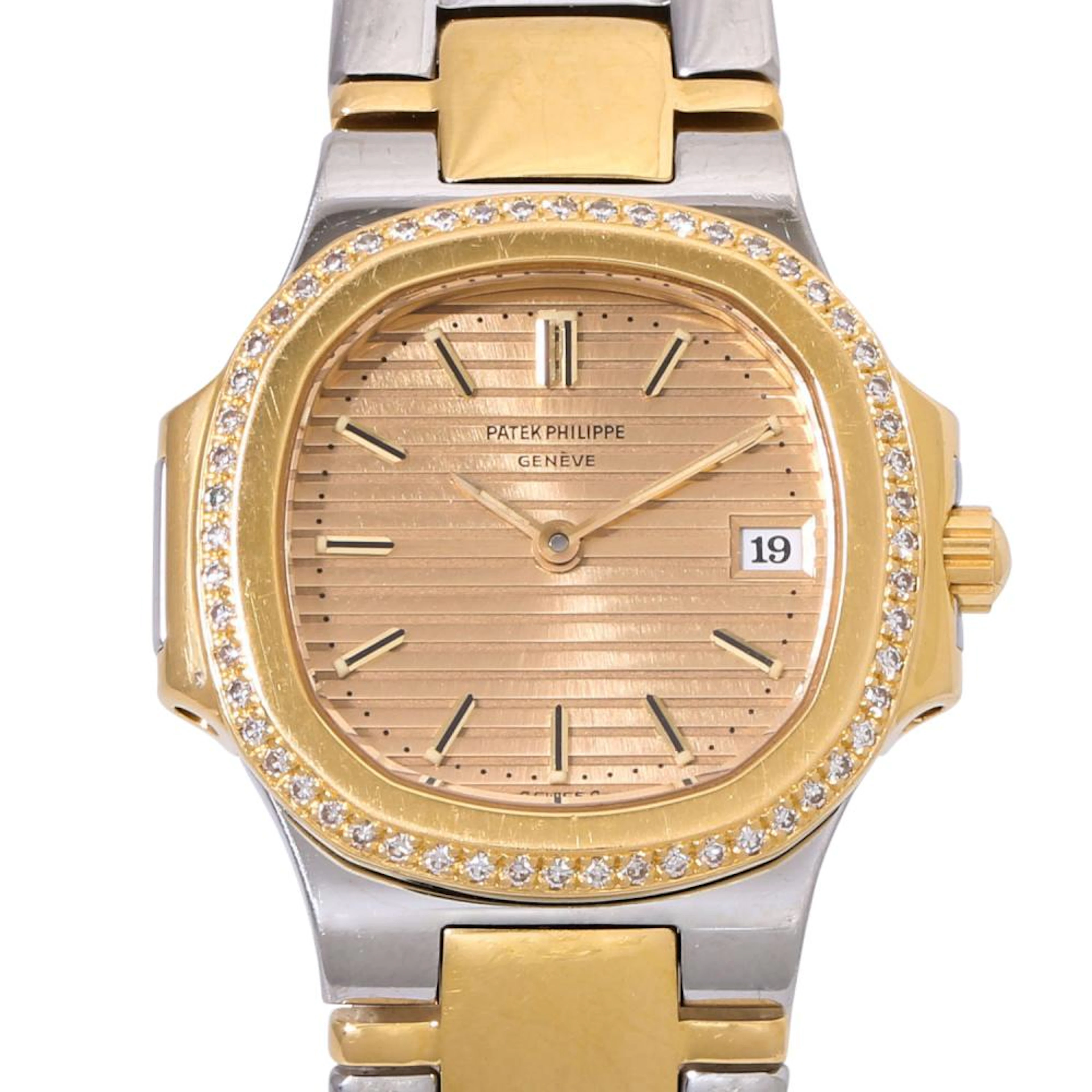 PATEK PHILIPPE Vintage Lady Nautilus "Factory Diamonds" Damen Armbanduhr