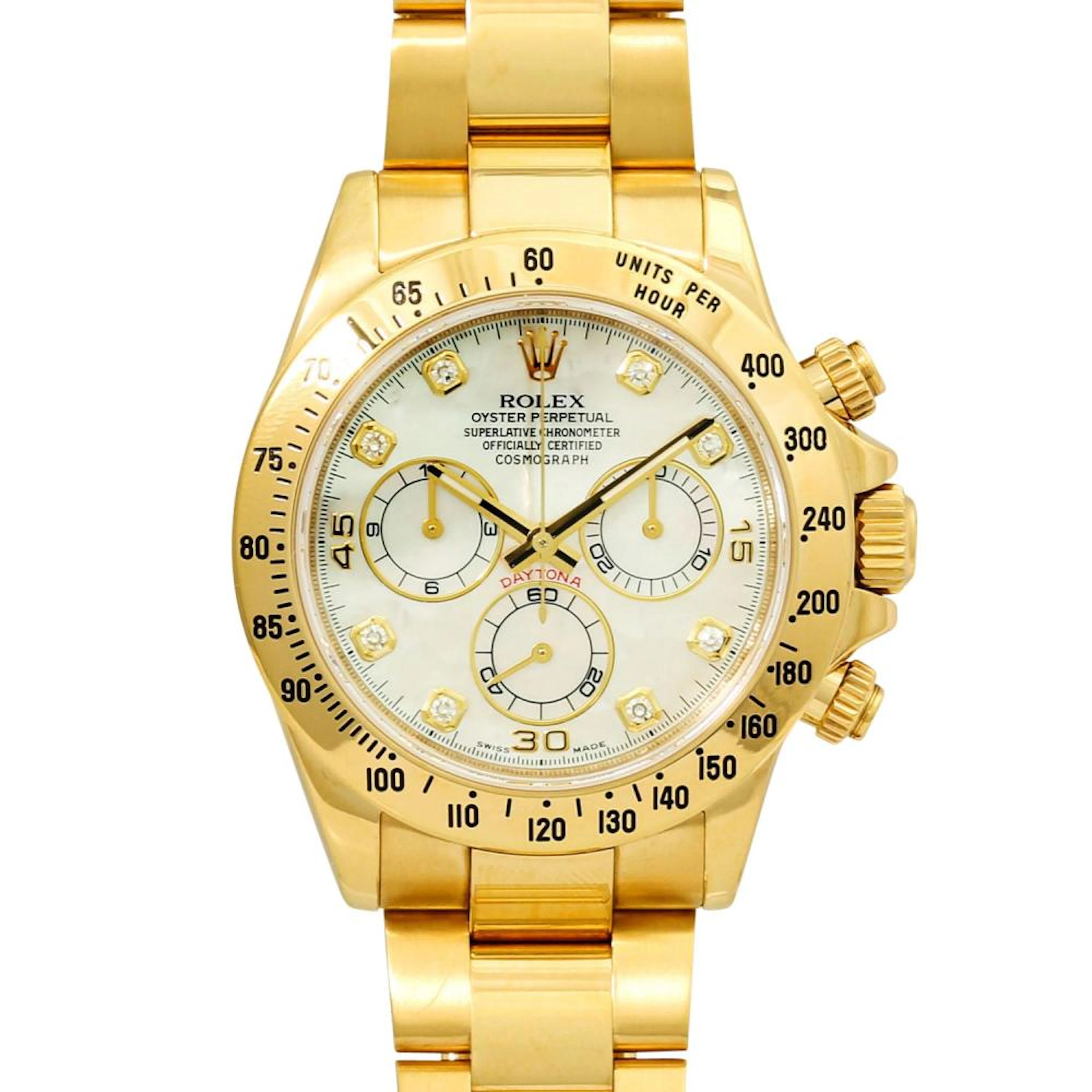 ROLEX Cosmograph Daytona "Silver Mother of Pearl & Diamonds"