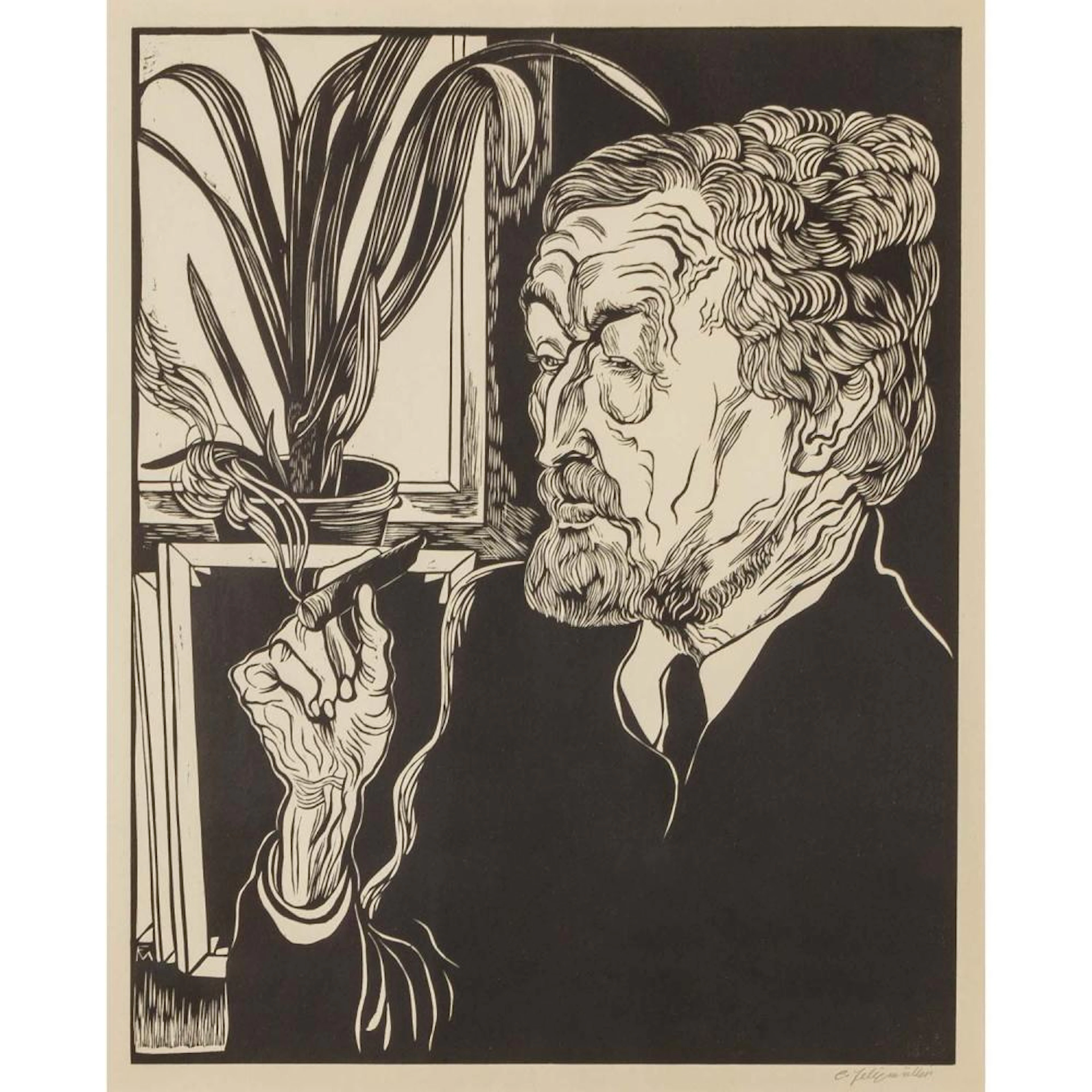 FELIXMÜLLER, CONRAD (1897-1977), "Christian Rohlfs," 1927,
