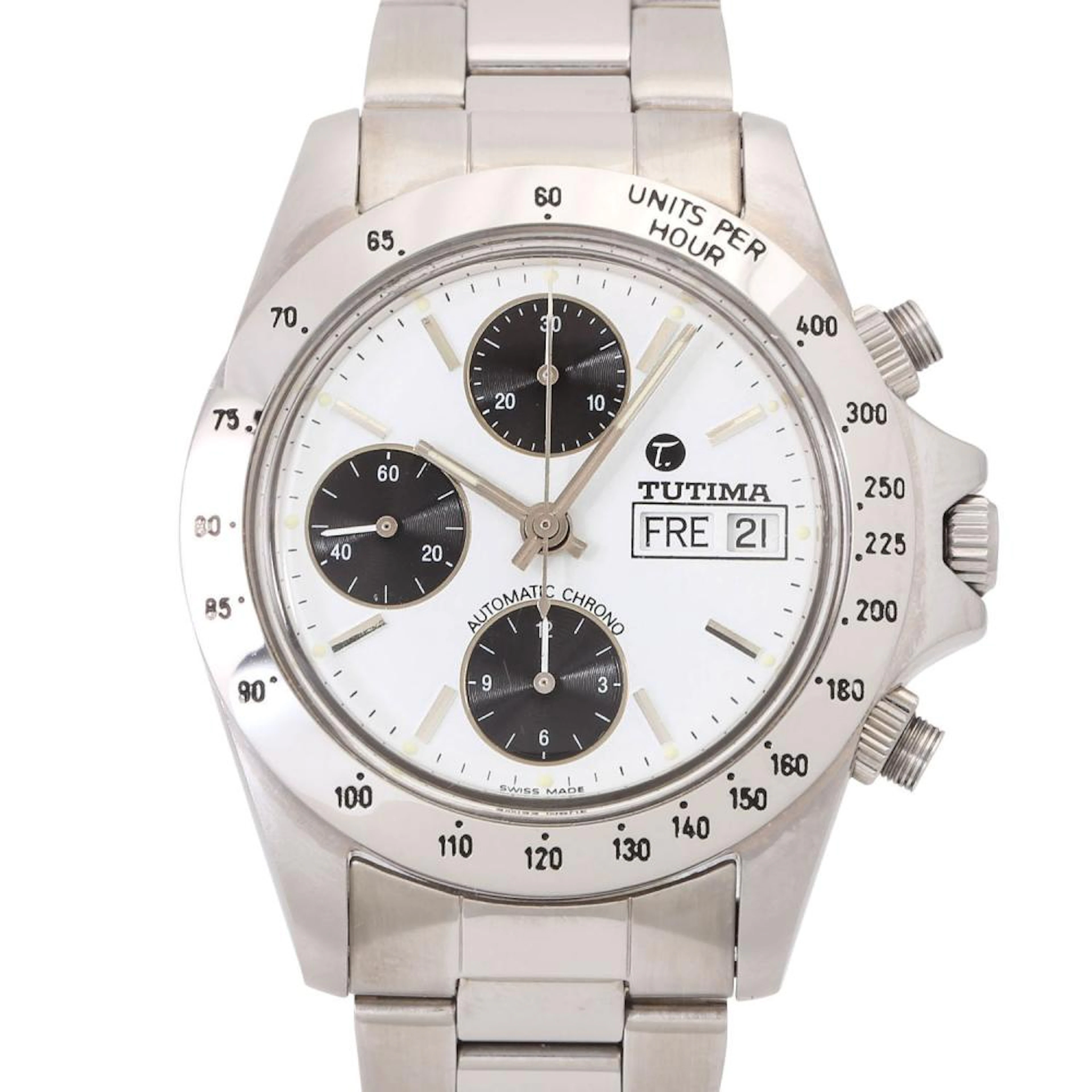 TUTIMA "Panda" Automatic Chronograph Men's Wrist Watch.
