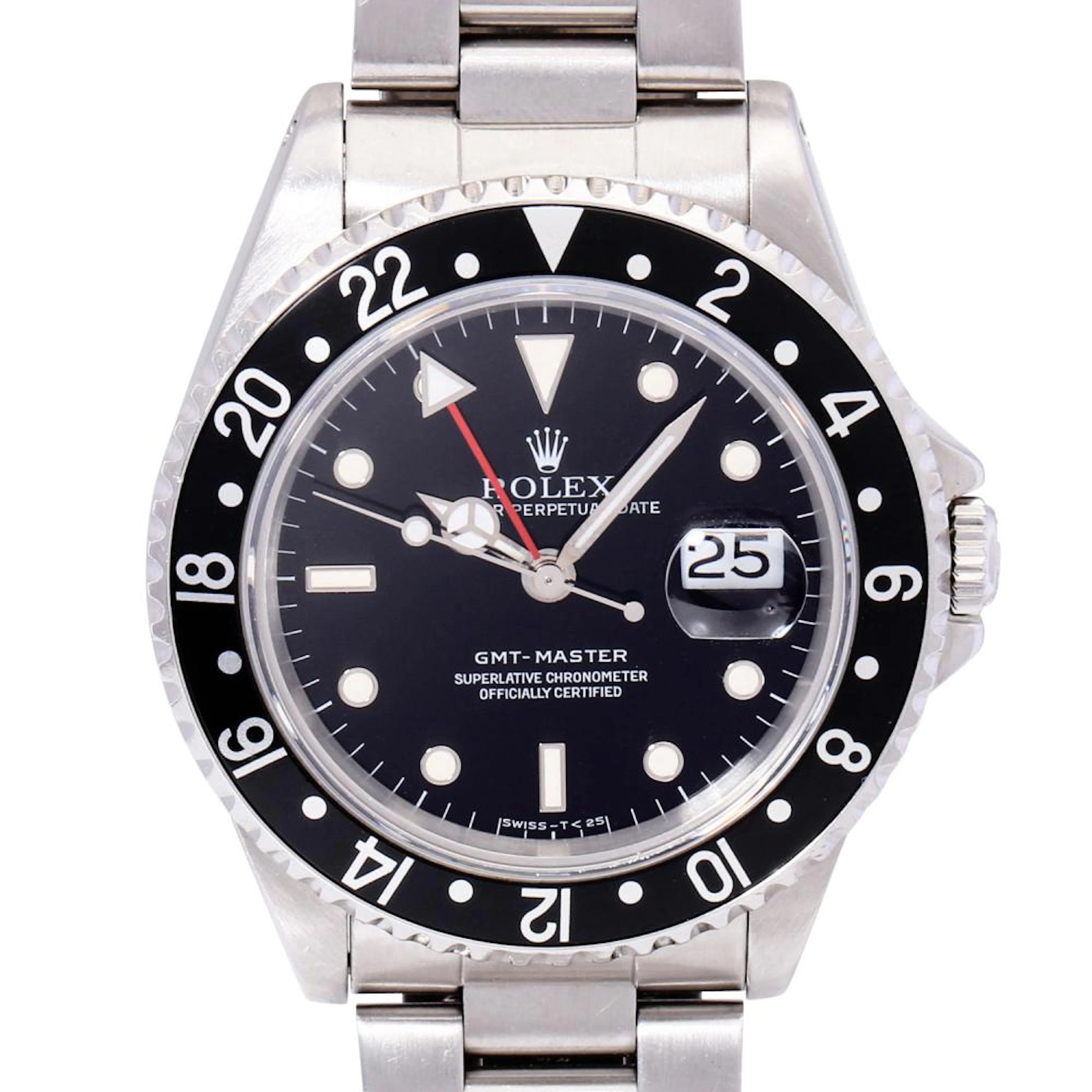 ROLEX GMT-Master Ref. 16700 men's wrist watch from 1991.