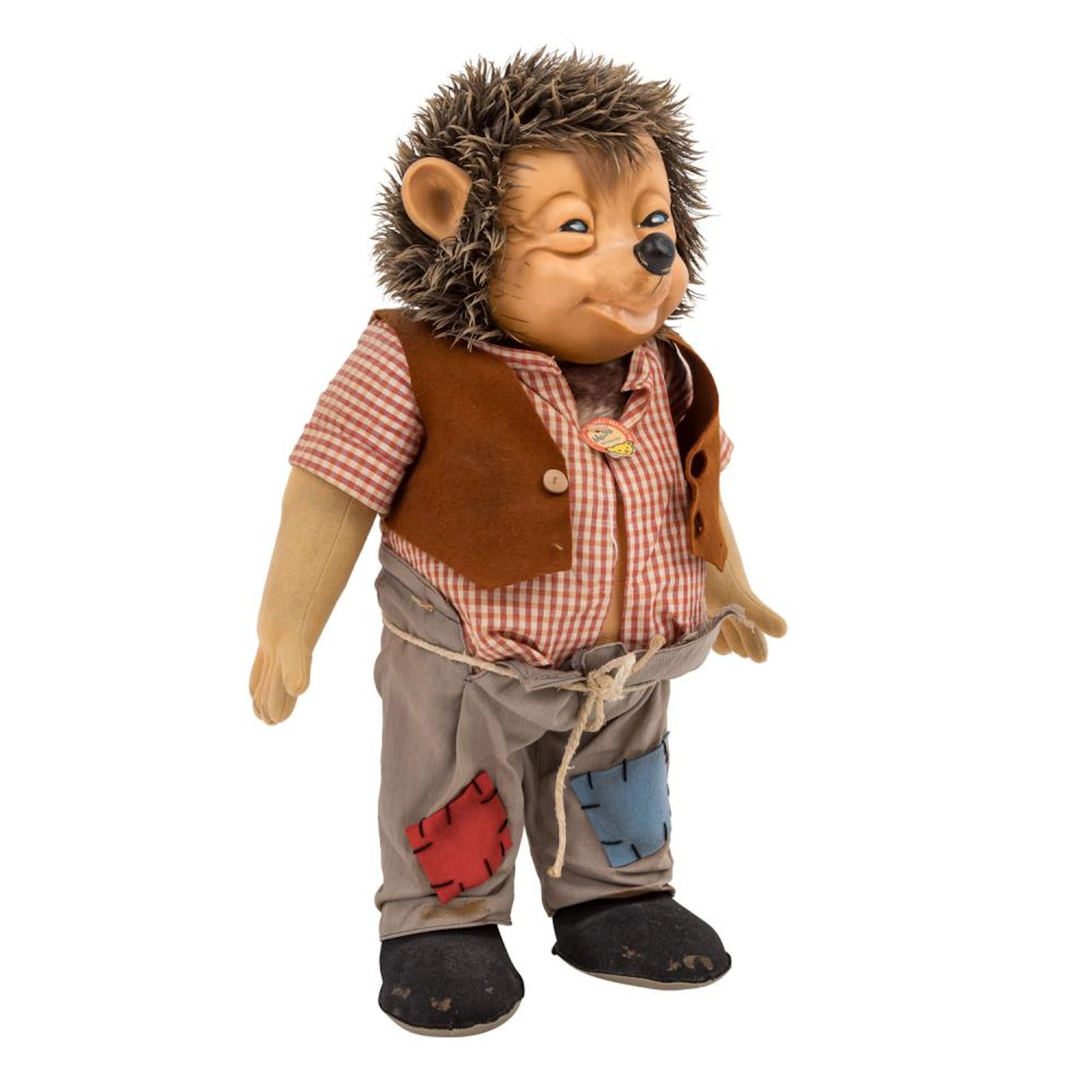 STEIFF large figure 'Mecki', probably 1970/80s,