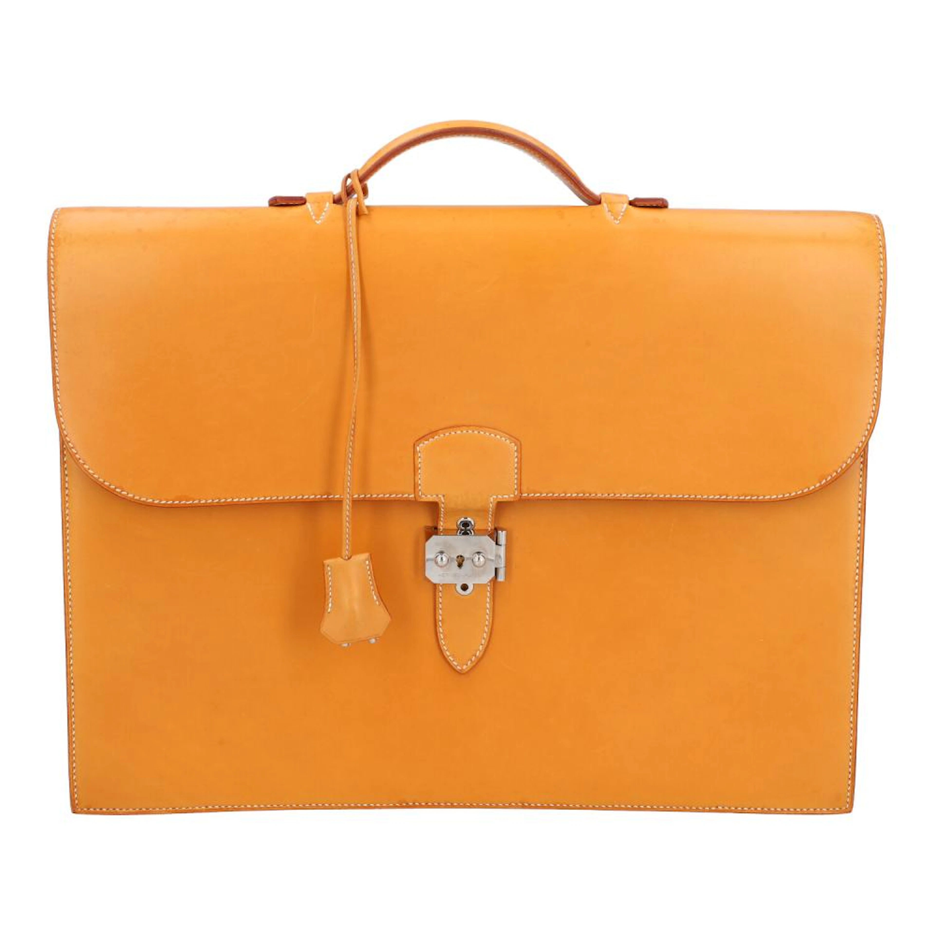 HERMÈS VINTAGE briefcase 'SAC À DÉPECHES 40', coll.: 2006.