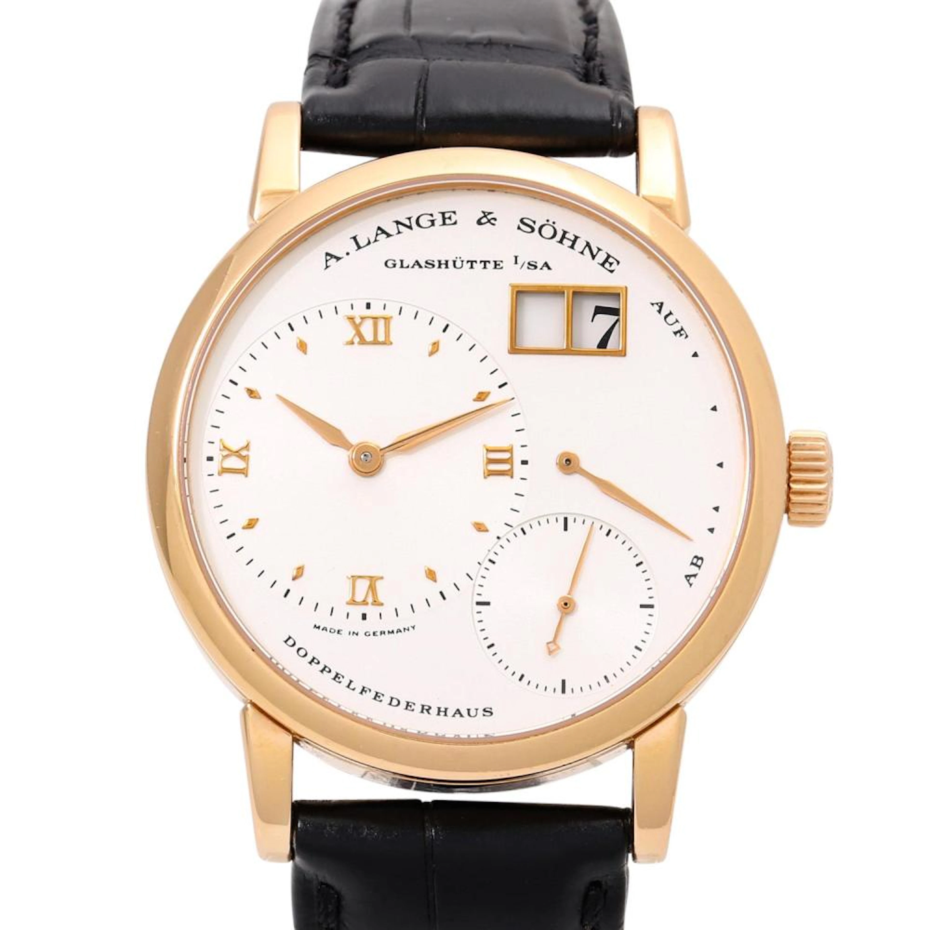 A. LANGE & SÖHNE "Kleine Lange 1" rare men's wristwatch