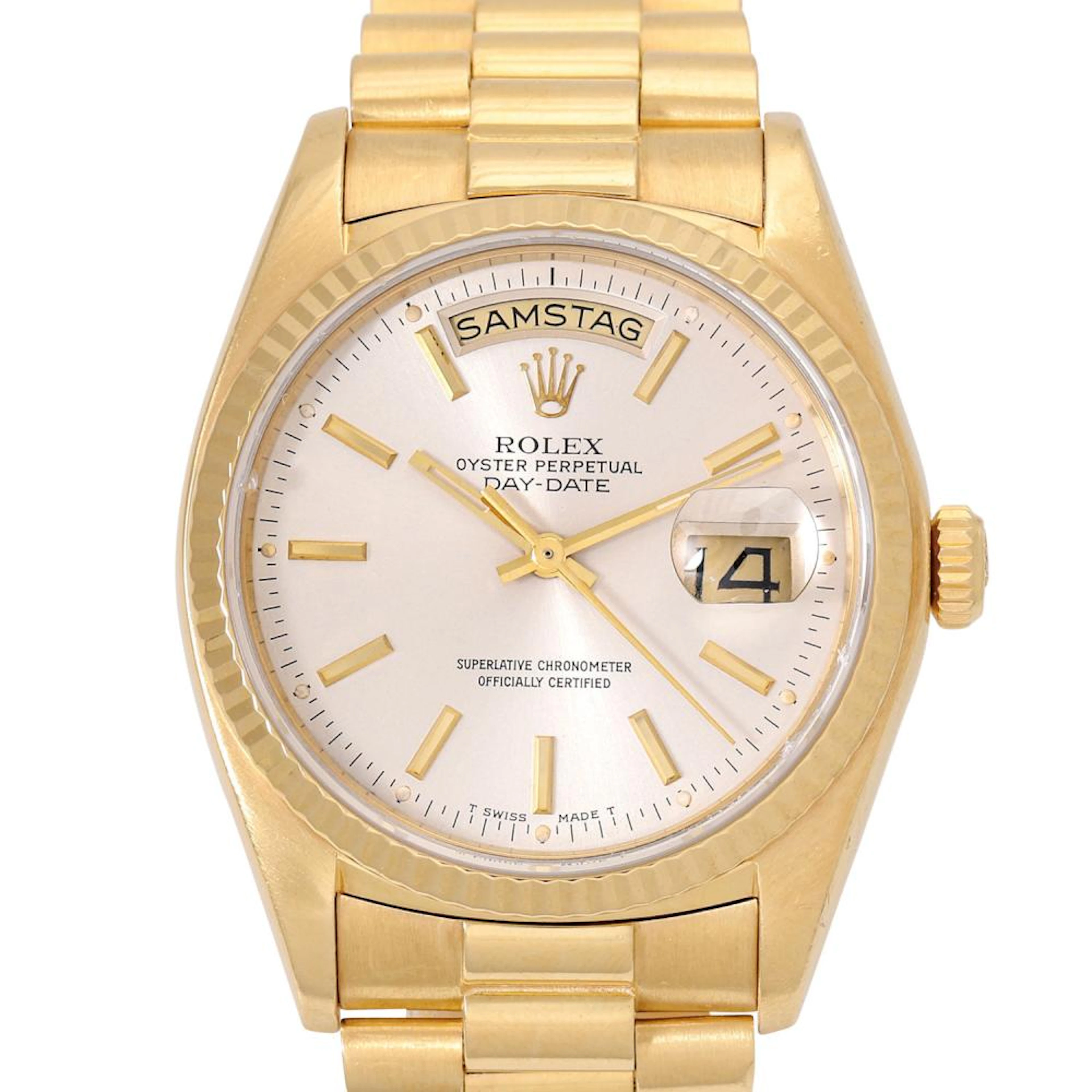 ROLEX Vintage Day-Date men's wrist watch, ref. 18038. LC100 from 1979.