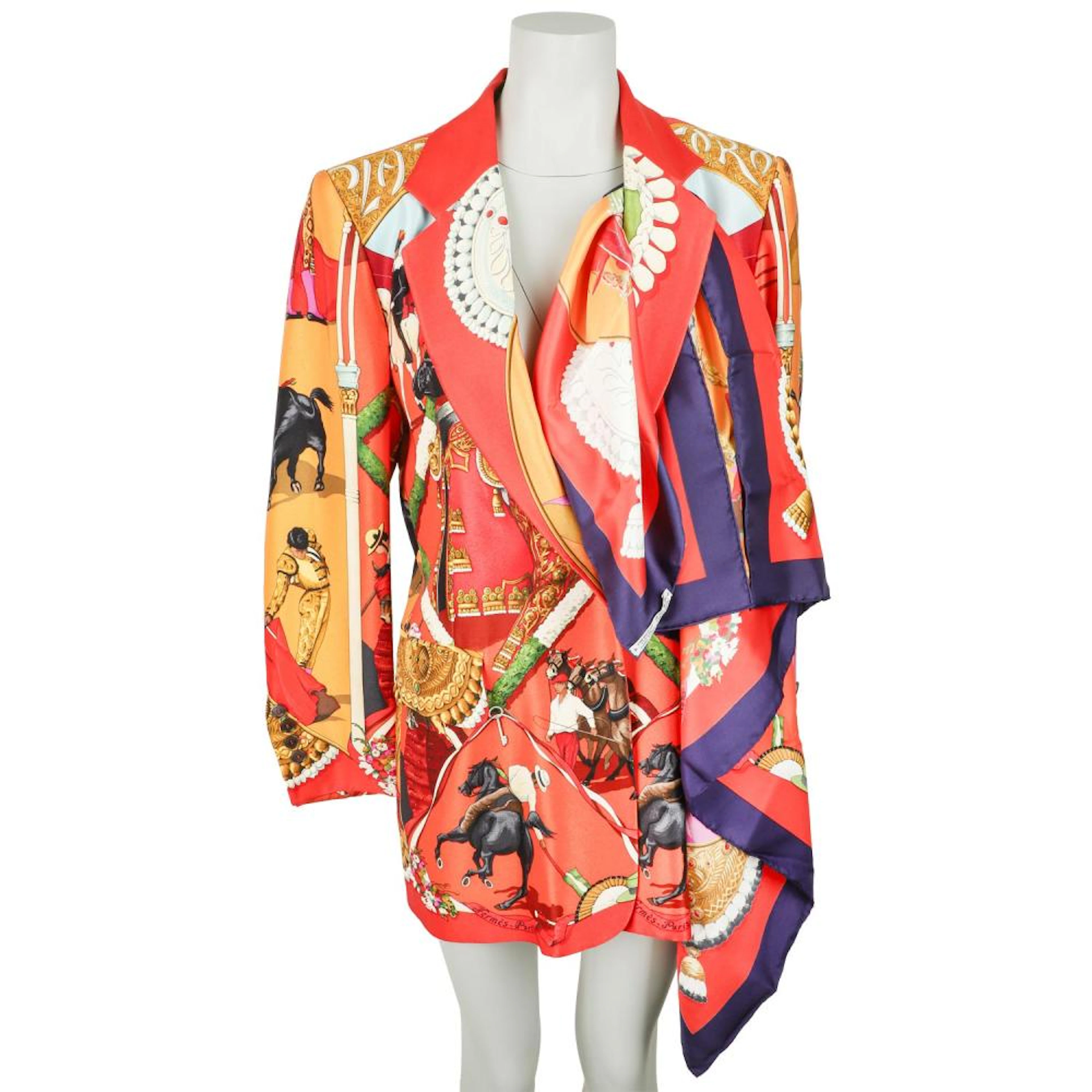 HERMÈS VINTAGE Blazer "PLAZA DE TOROS", Gr. 40.