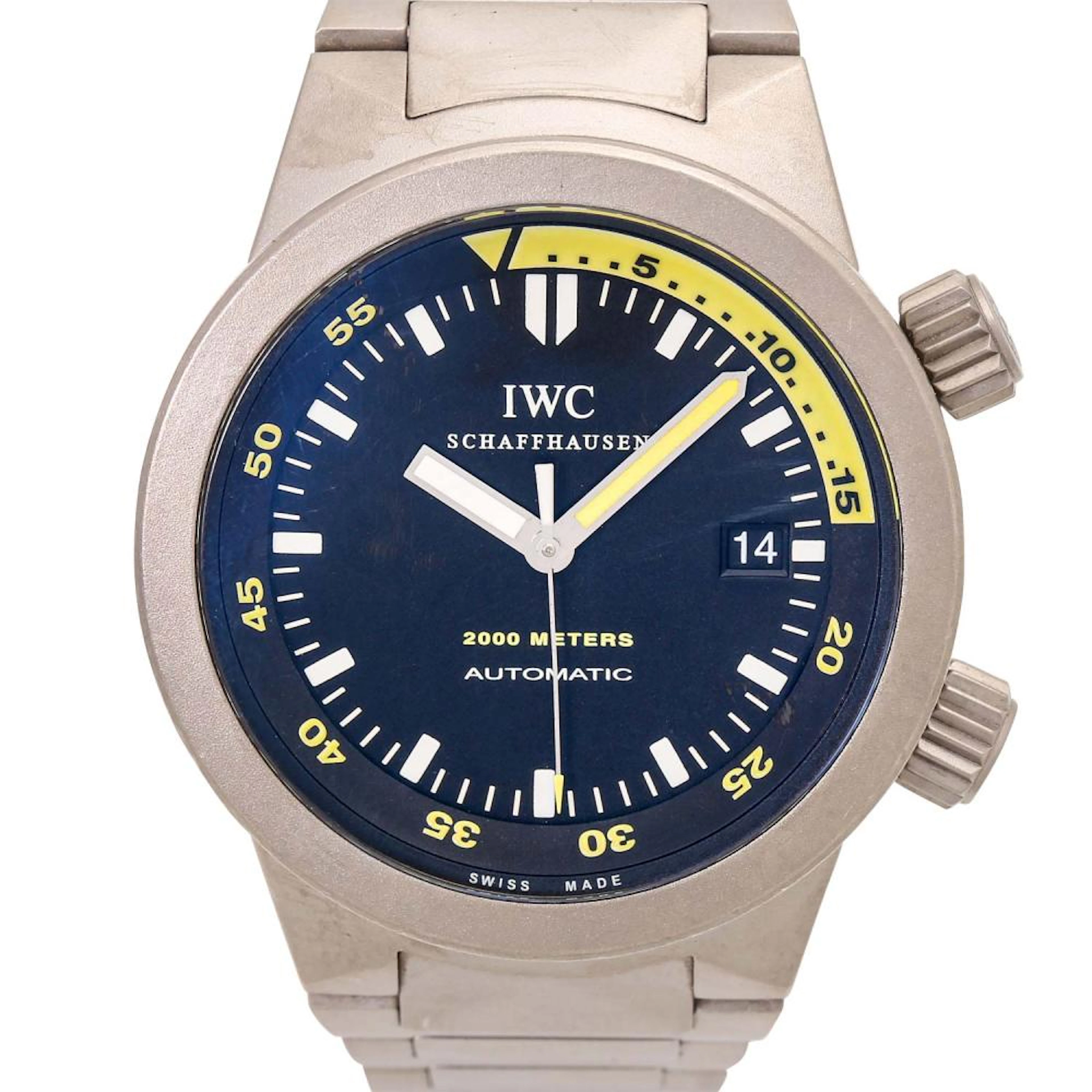 IWC Aquatimer 2000, ref. 353804. men's watch.