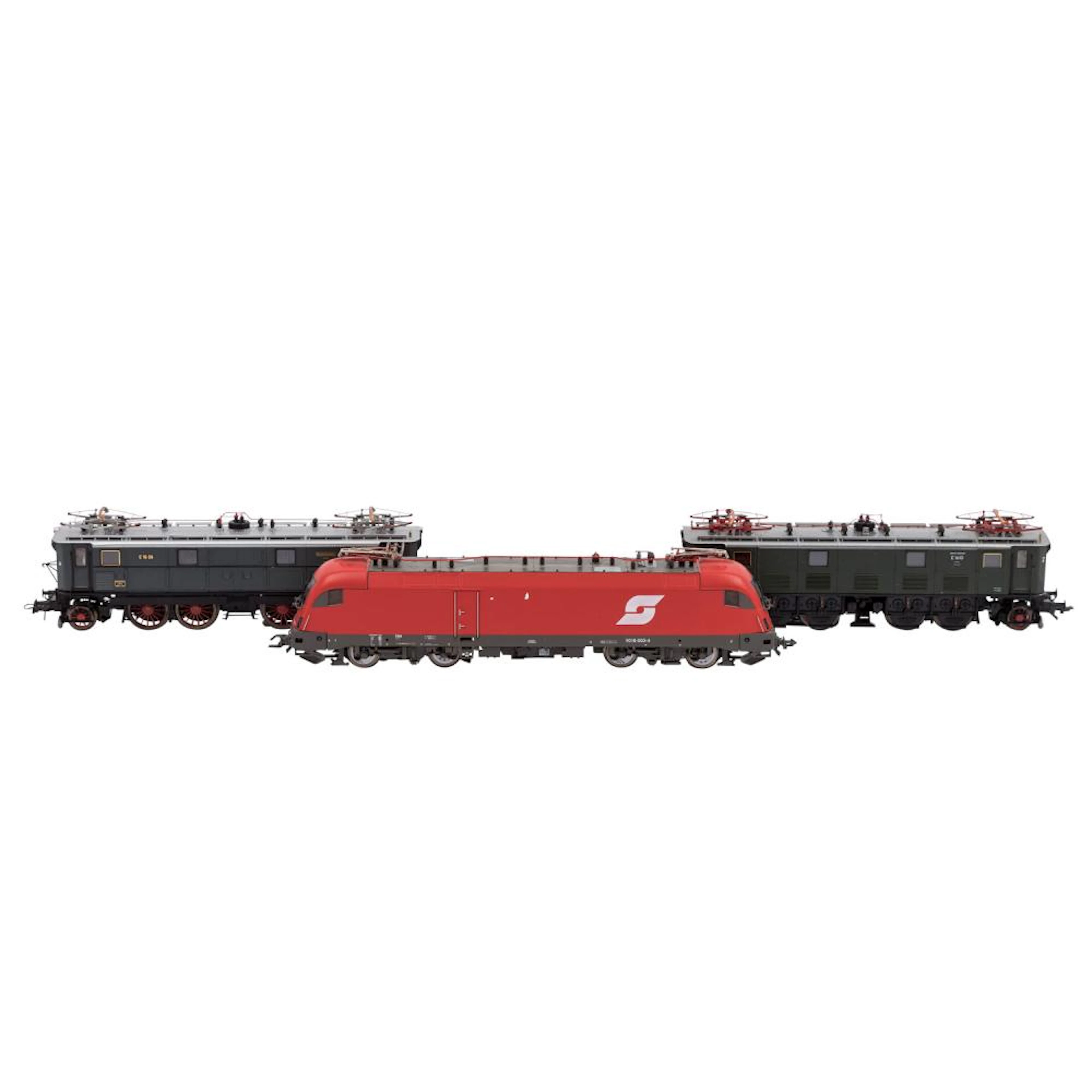 ROCO 3-piece set of locomotives, H0 gauge,
