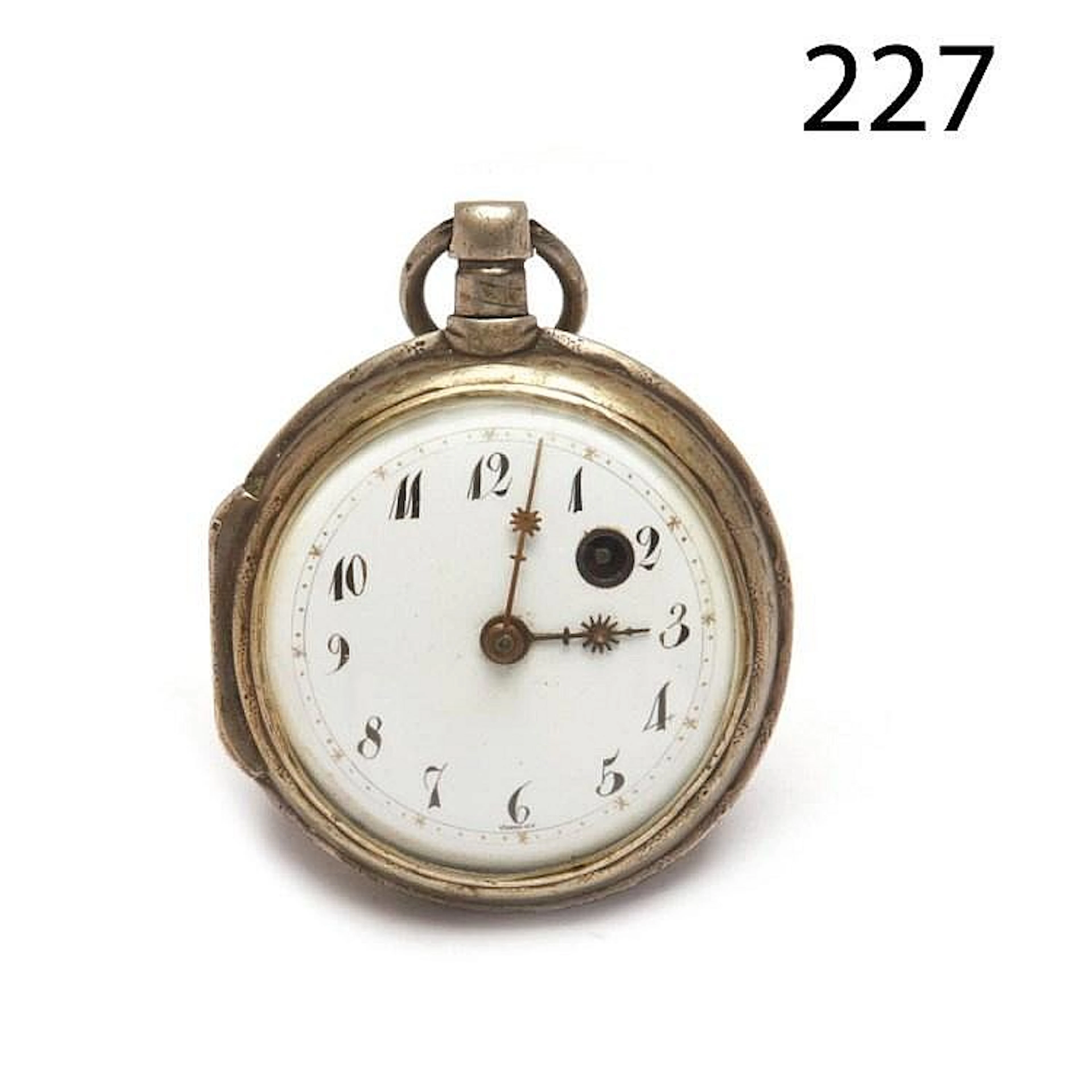 Silver pocket watch
