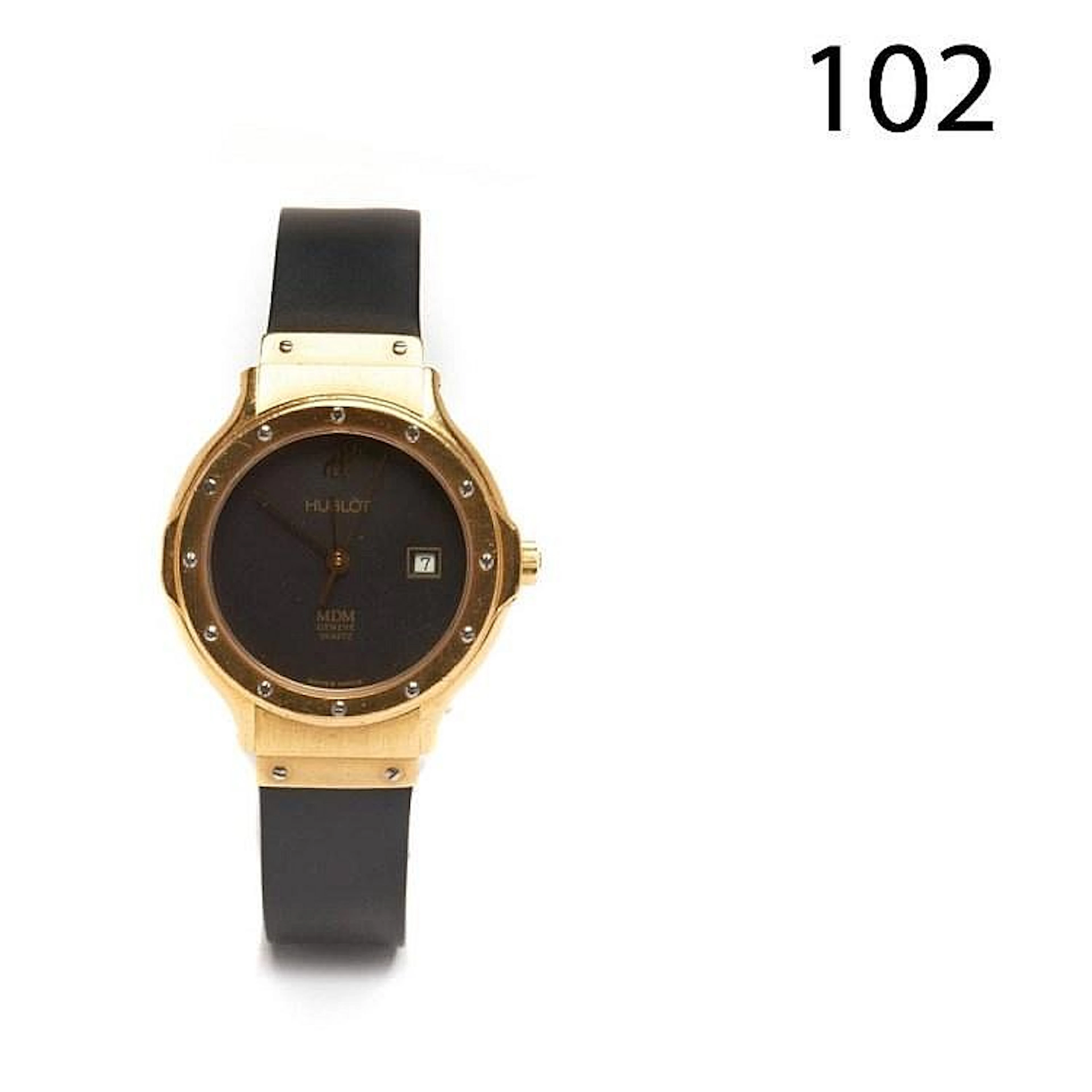 Gold and rubber Hublot wristwatch