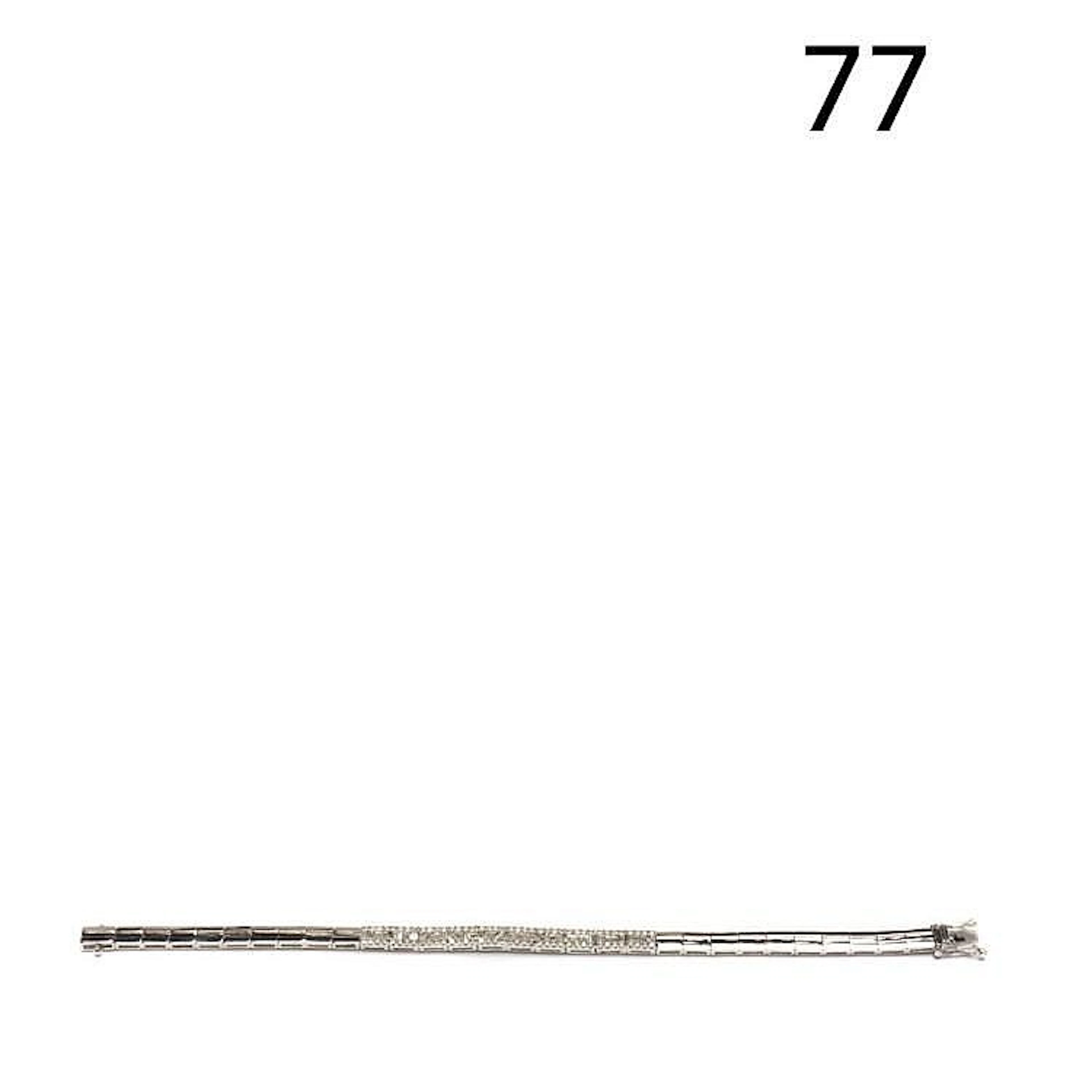 White gold and diamonds bracelet