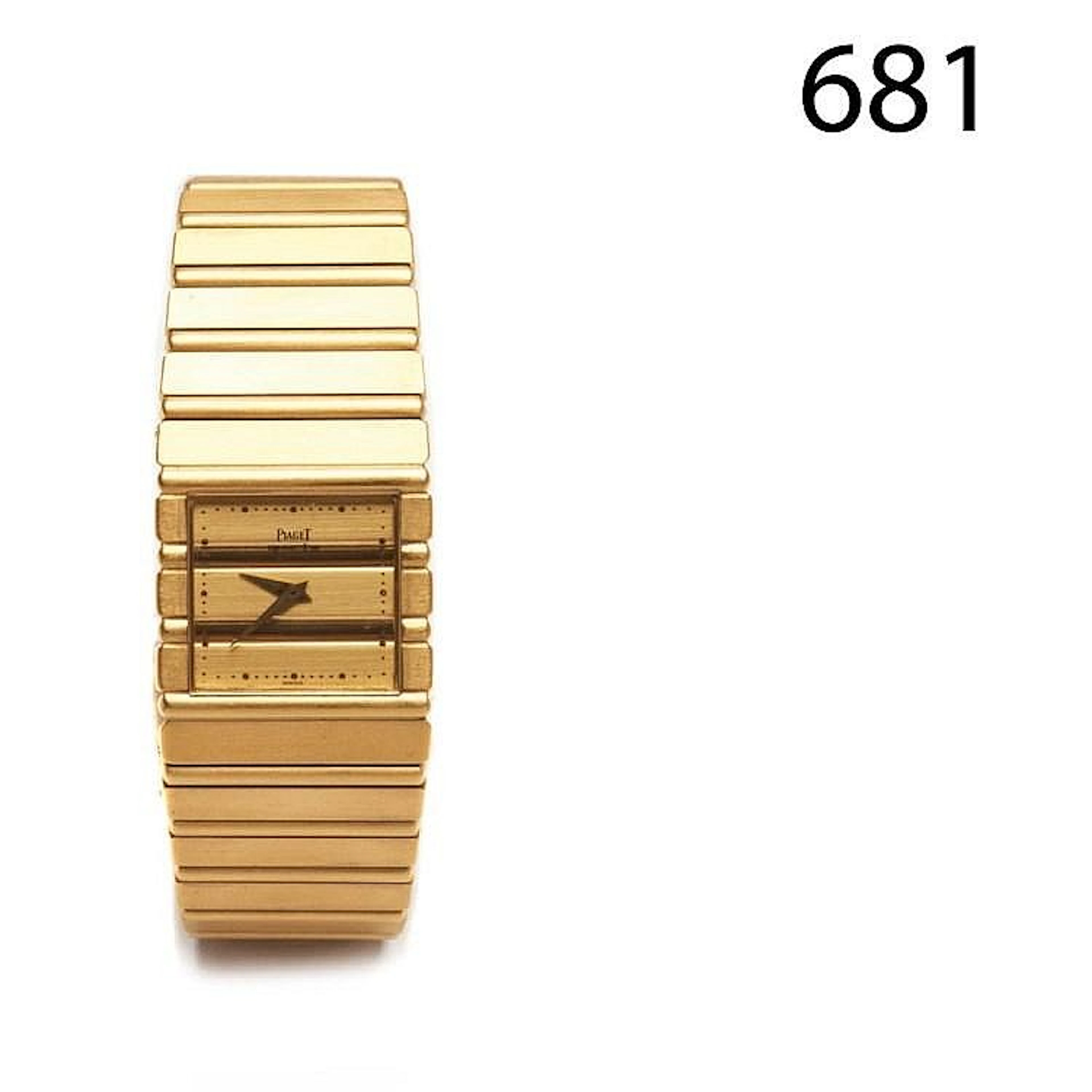Gold Piaget wristwatch
