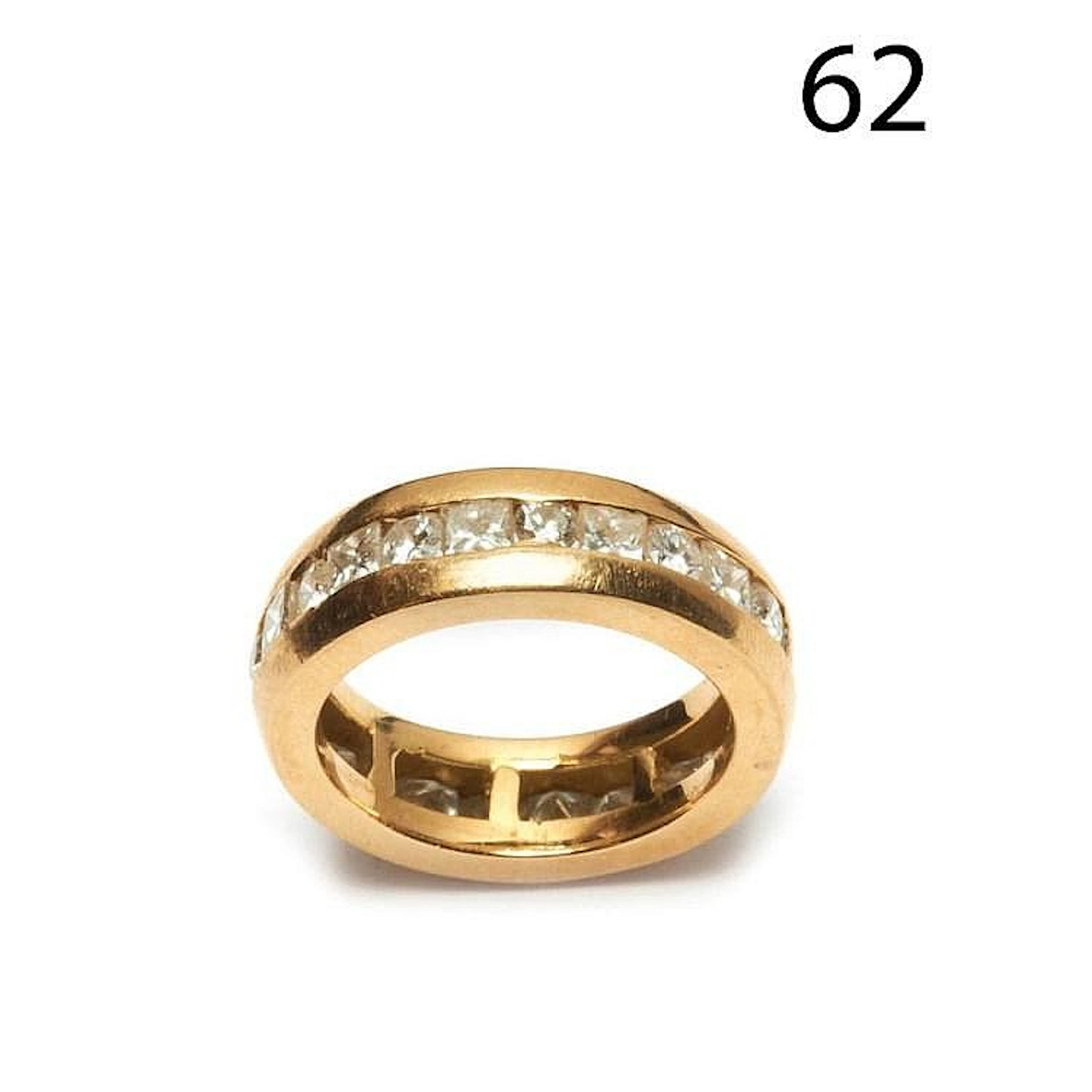 Gold and diamonds ring