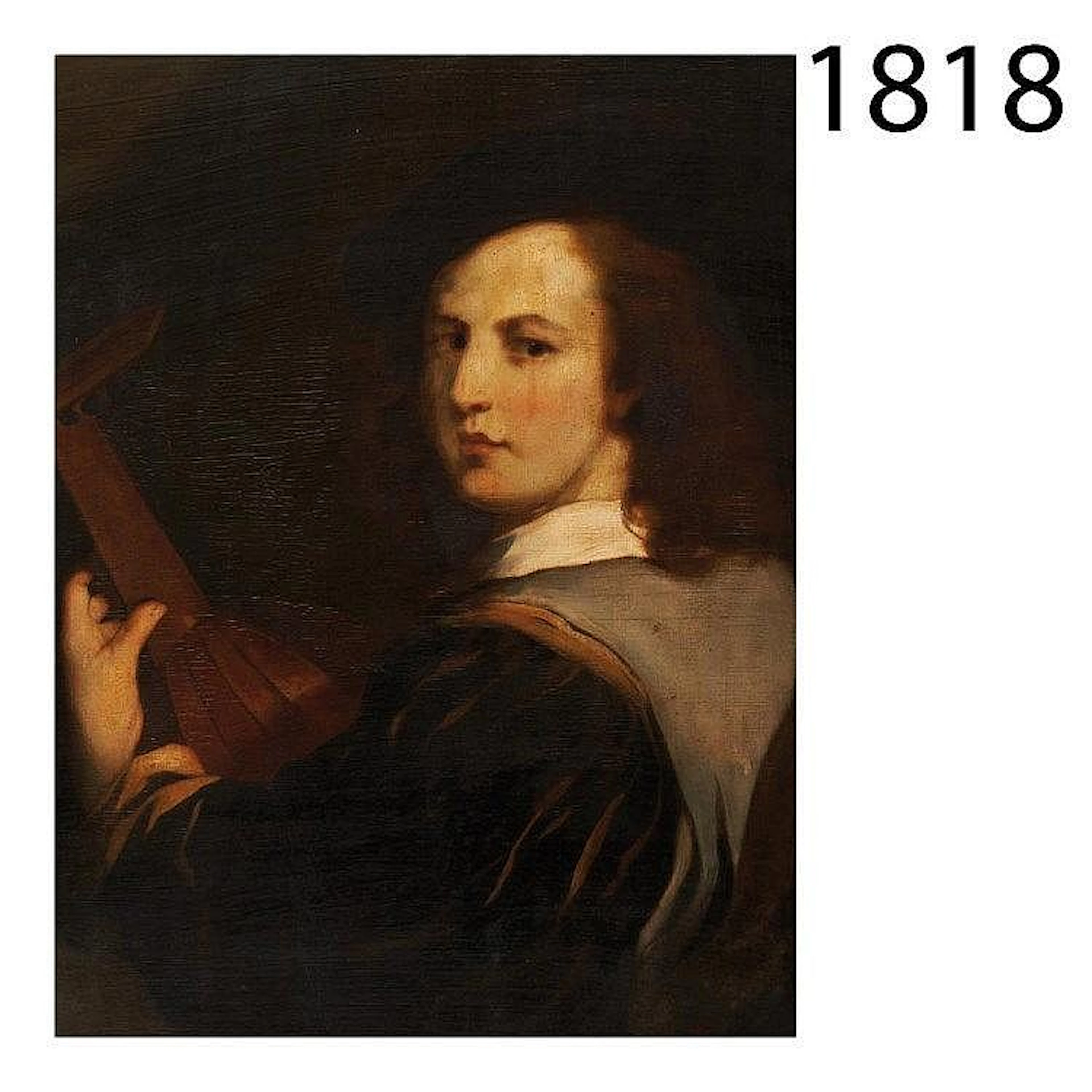 Italian school, XX century. Troubadour. Oil on canvas.