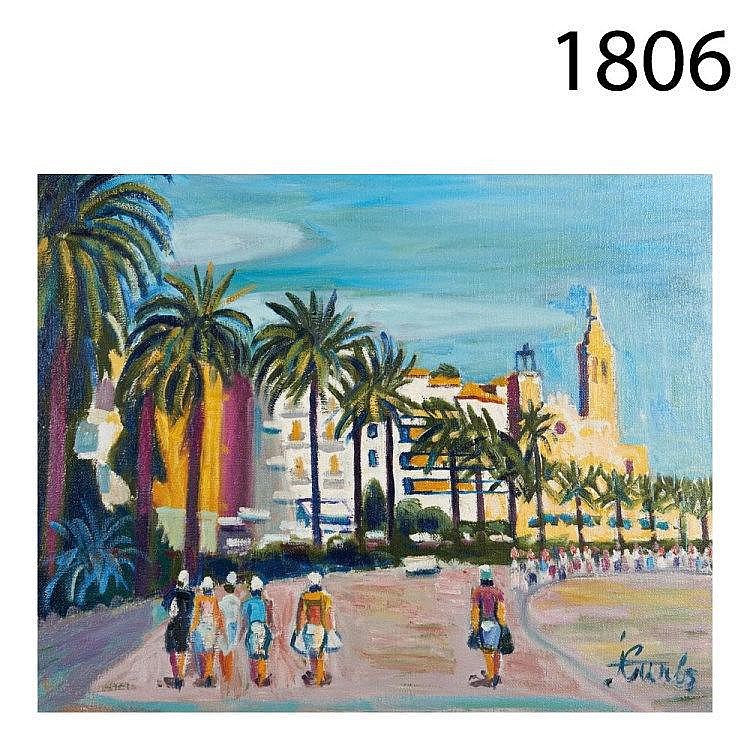 Village. Oil on canvas.